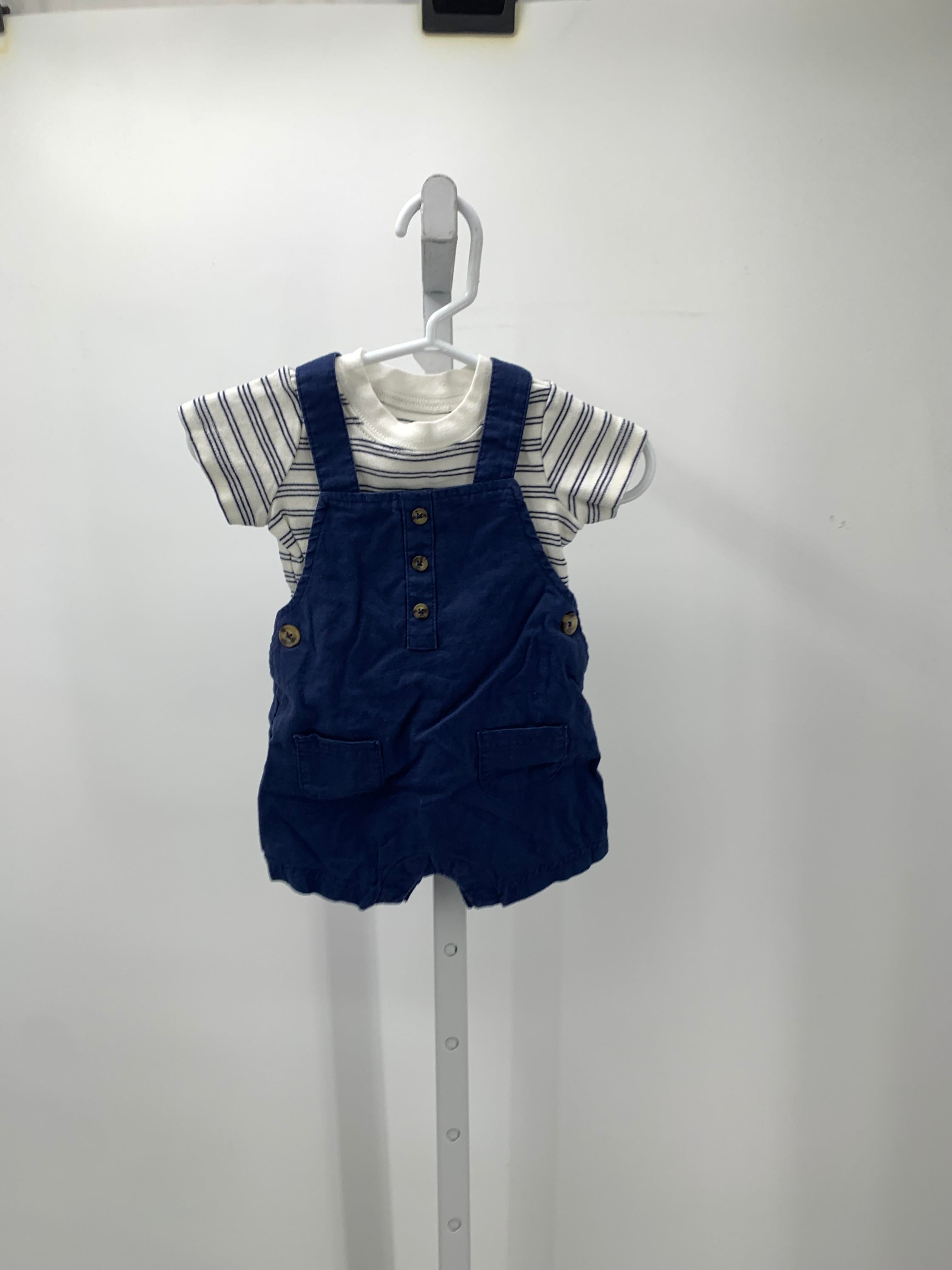 BLUE STRIPES SHIRT AND SHORTALLS