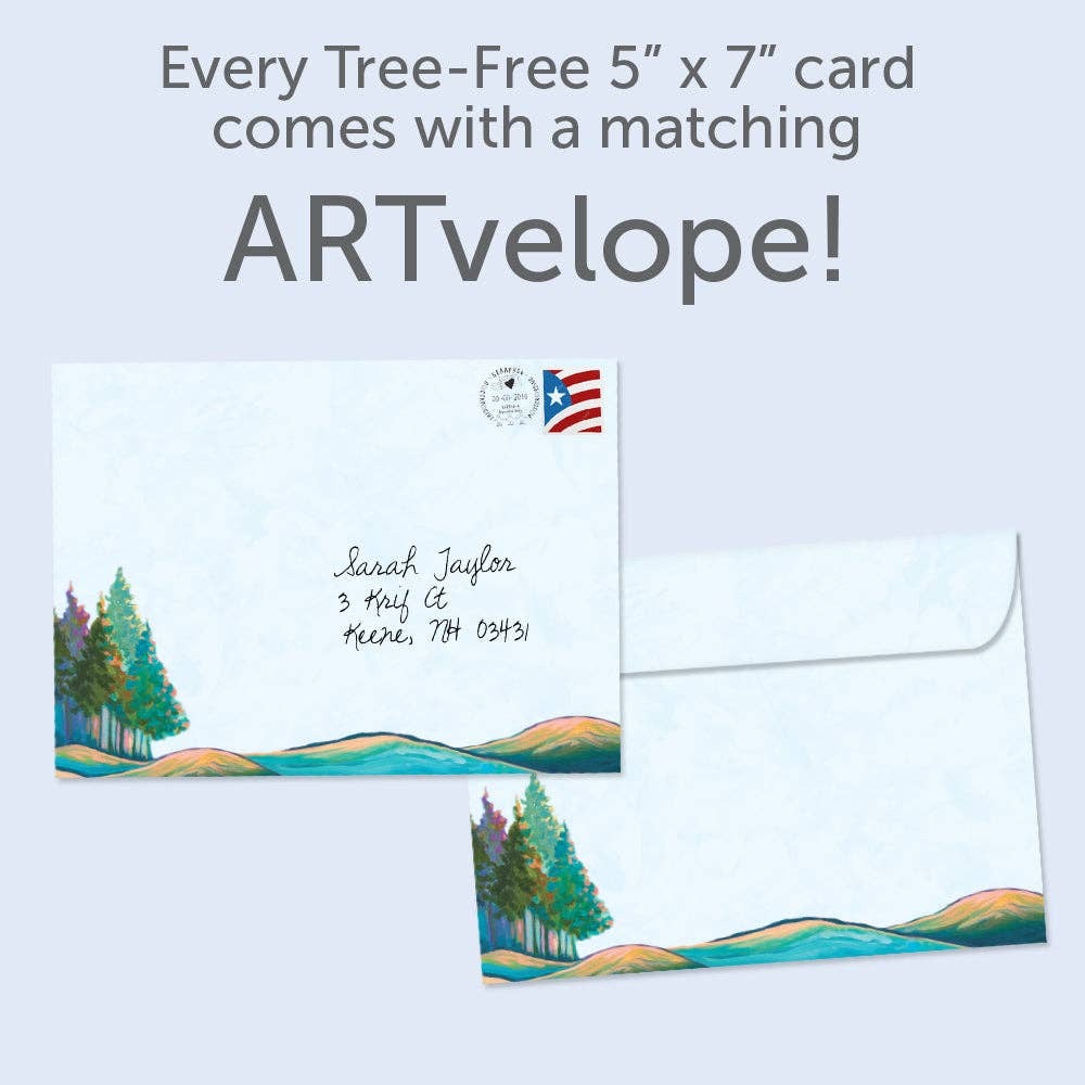 Heartfelt Landscape, Sympathy Card