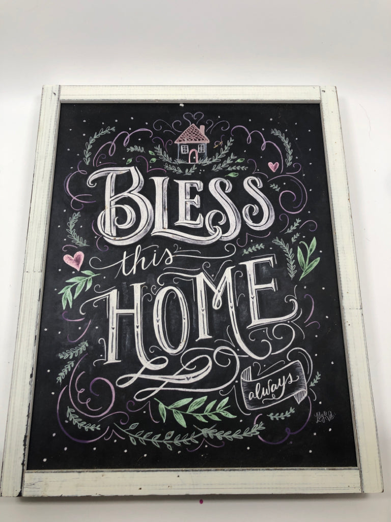 BLESS THIS HOME WALL-HANGING.