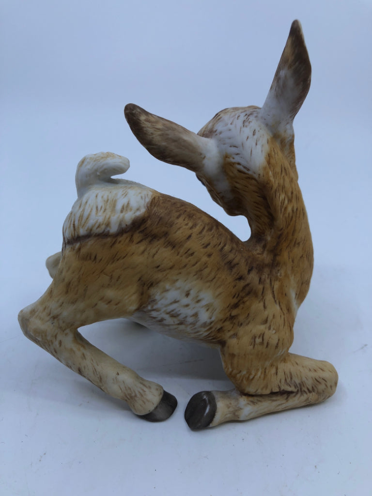 CERAMIC FAWN FIGURINE BABIES OF ENDANGERED SPECIES.