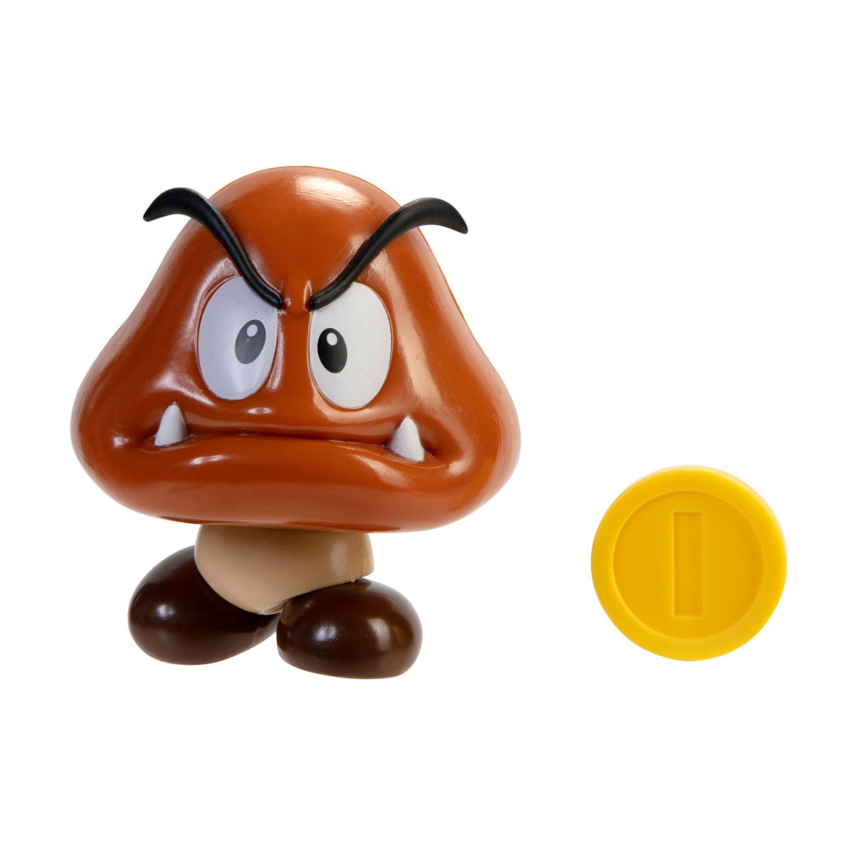 Super Mario Goomba with Coin 4-in Action Figure -
