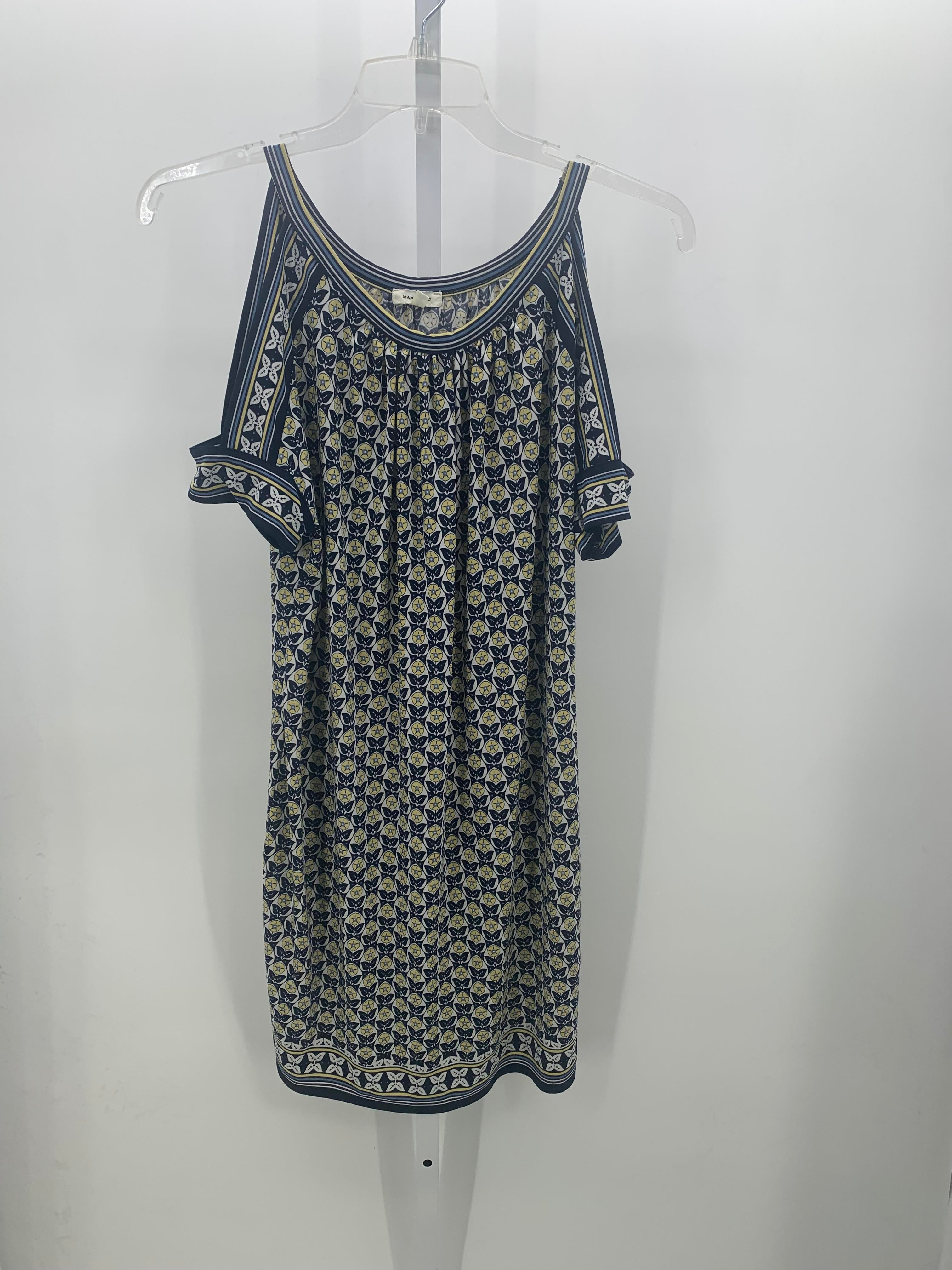 Max Studio Size Large Misses Short Sleeve Dress