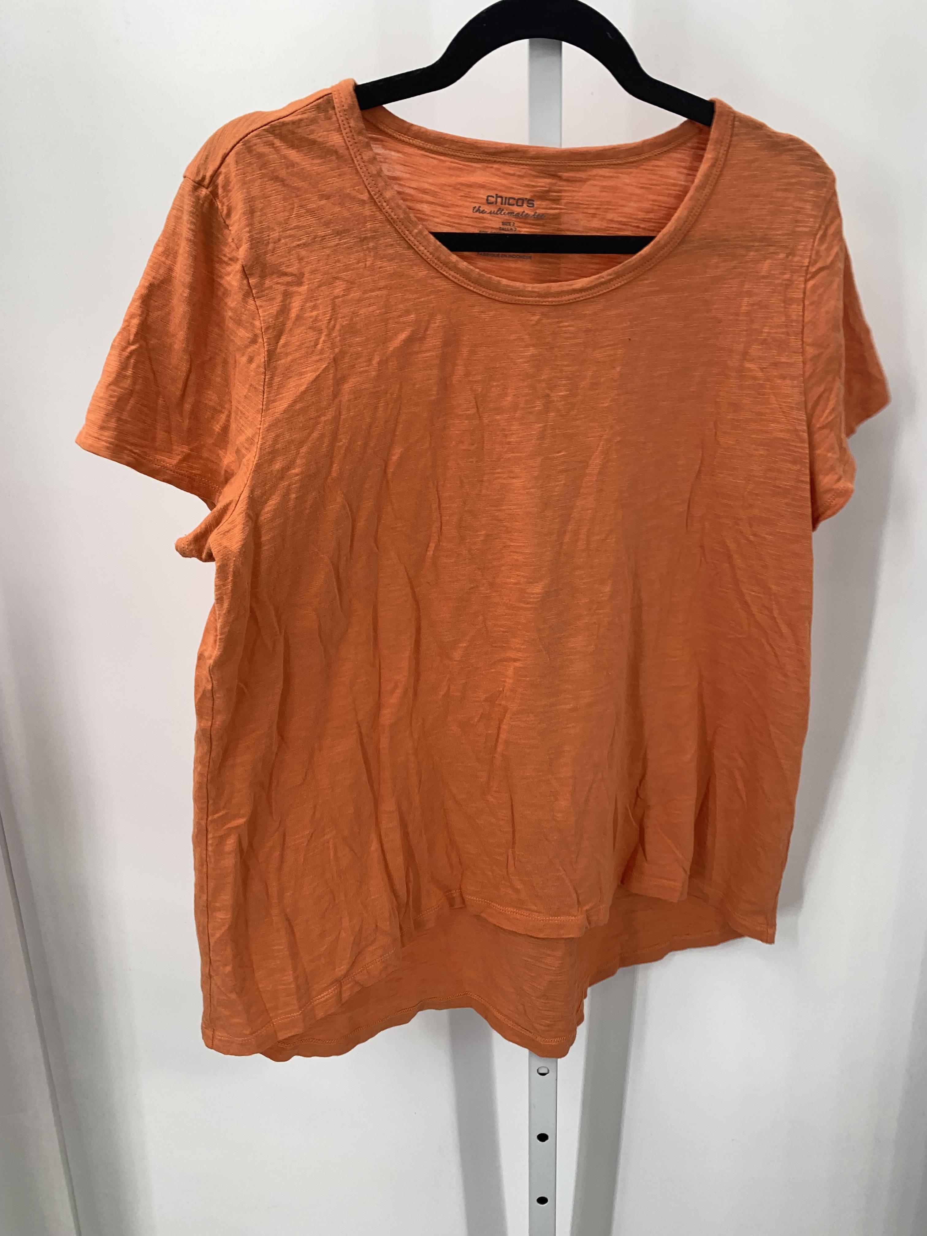 Chico's Size Medium Misses Short Sleeve Shirt