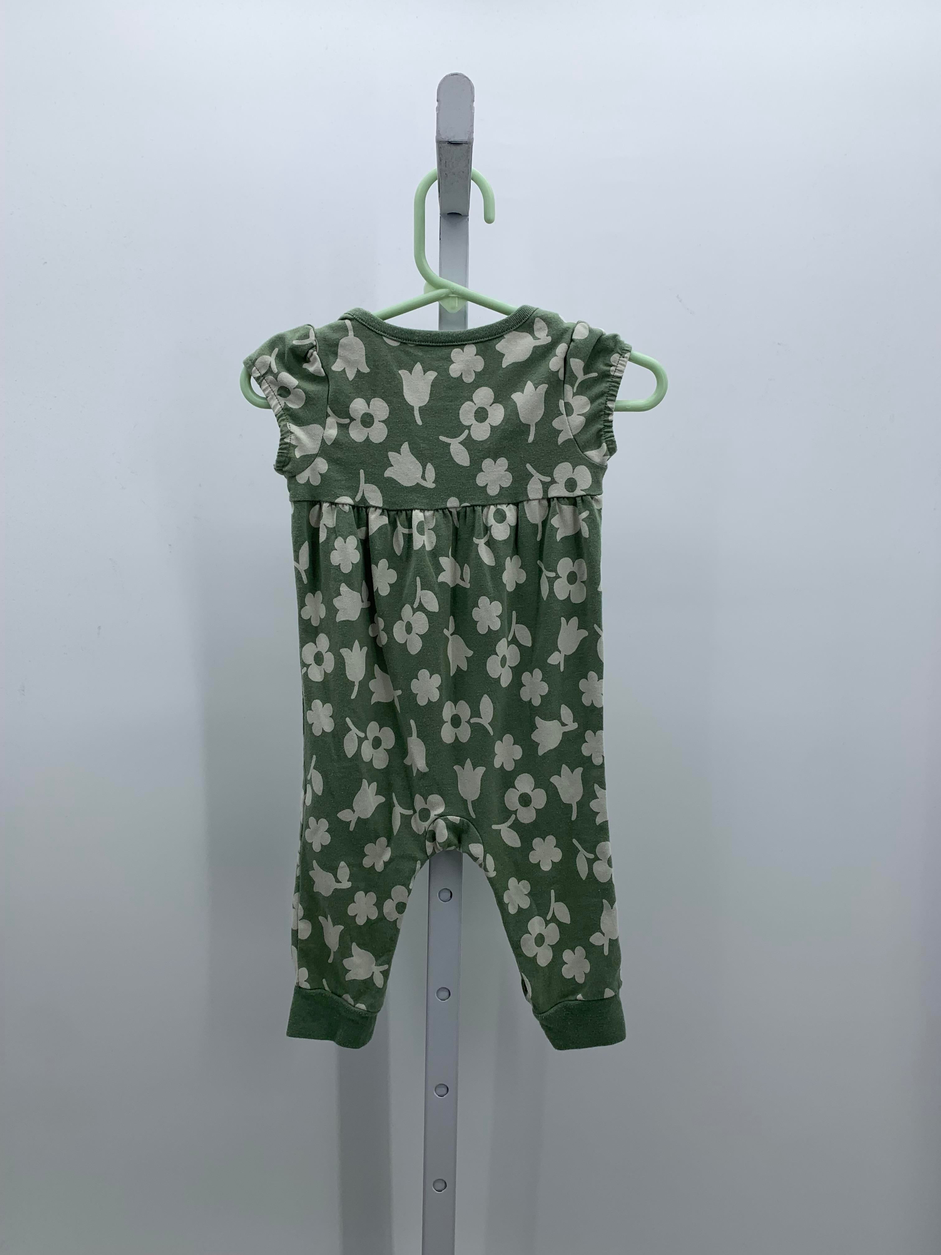 Cat & Jack Size 3-6 Months Girls Short Slv. Romper