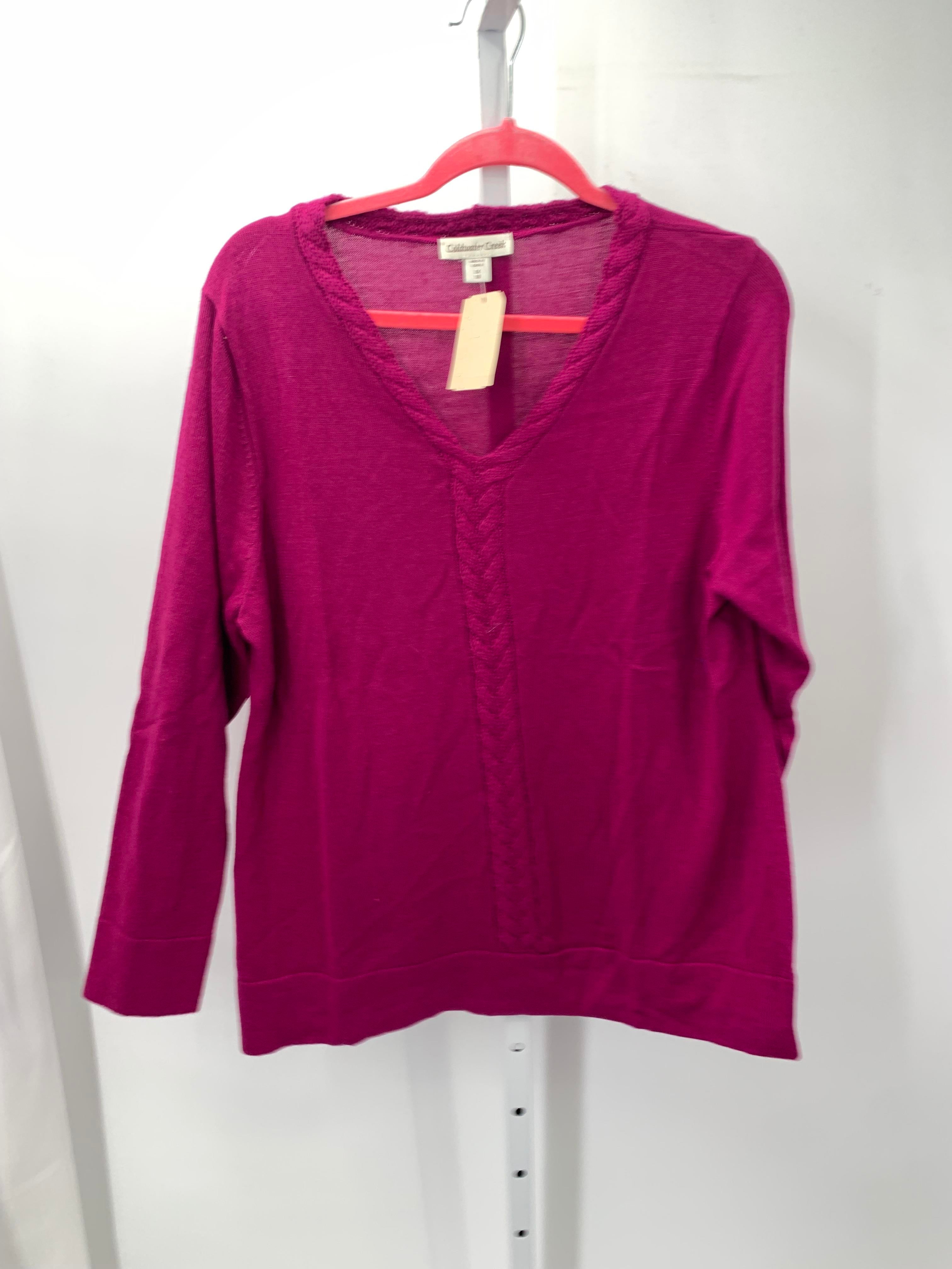 Coldwater Creek Size 1X Womens Long Slv Sweater