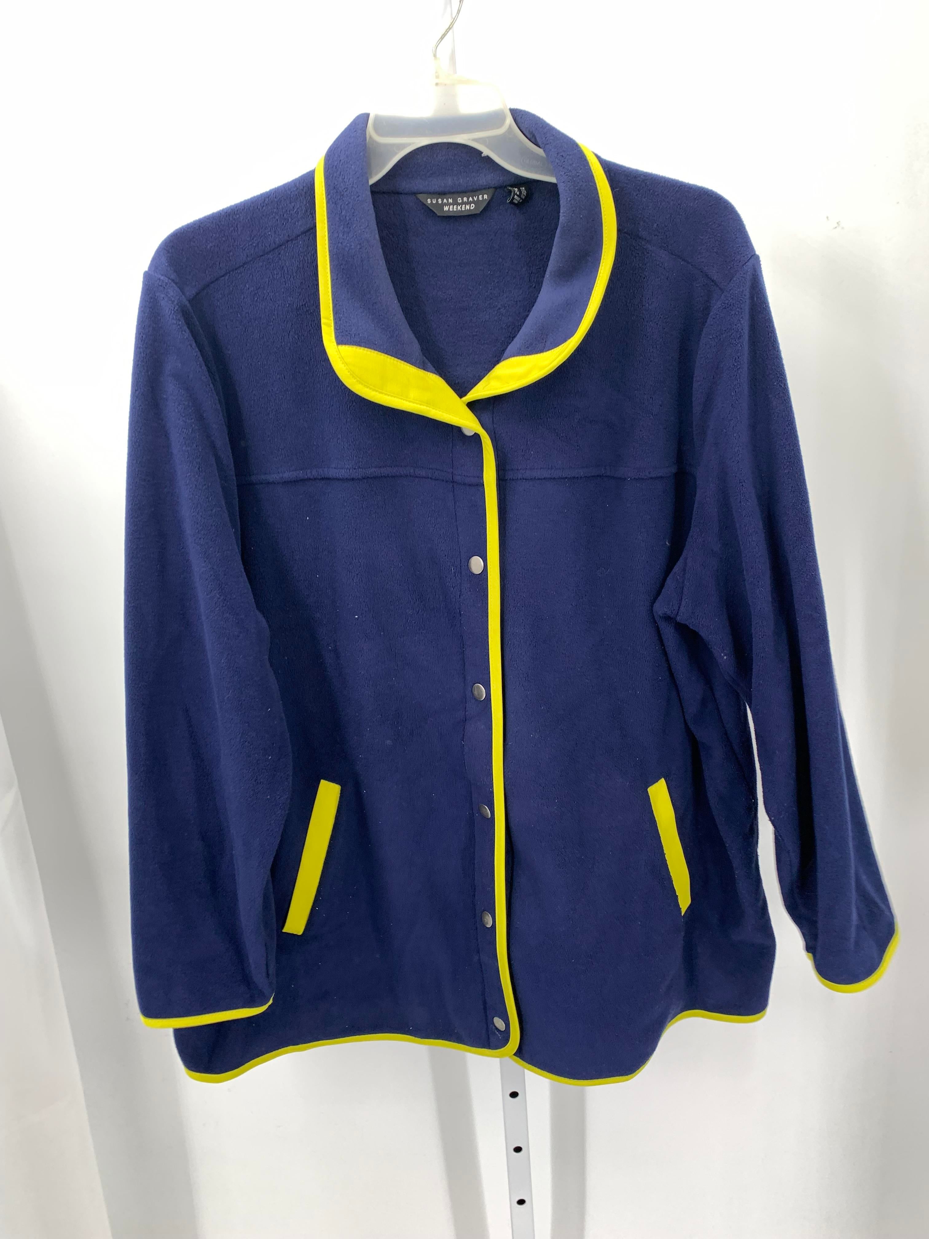 Susan Graver Size 2X Womens Fleece Jacket