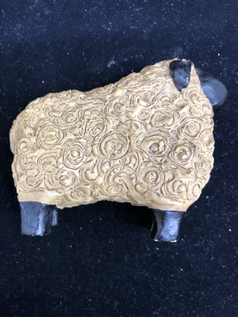 TAN SHEEP FIGURE.