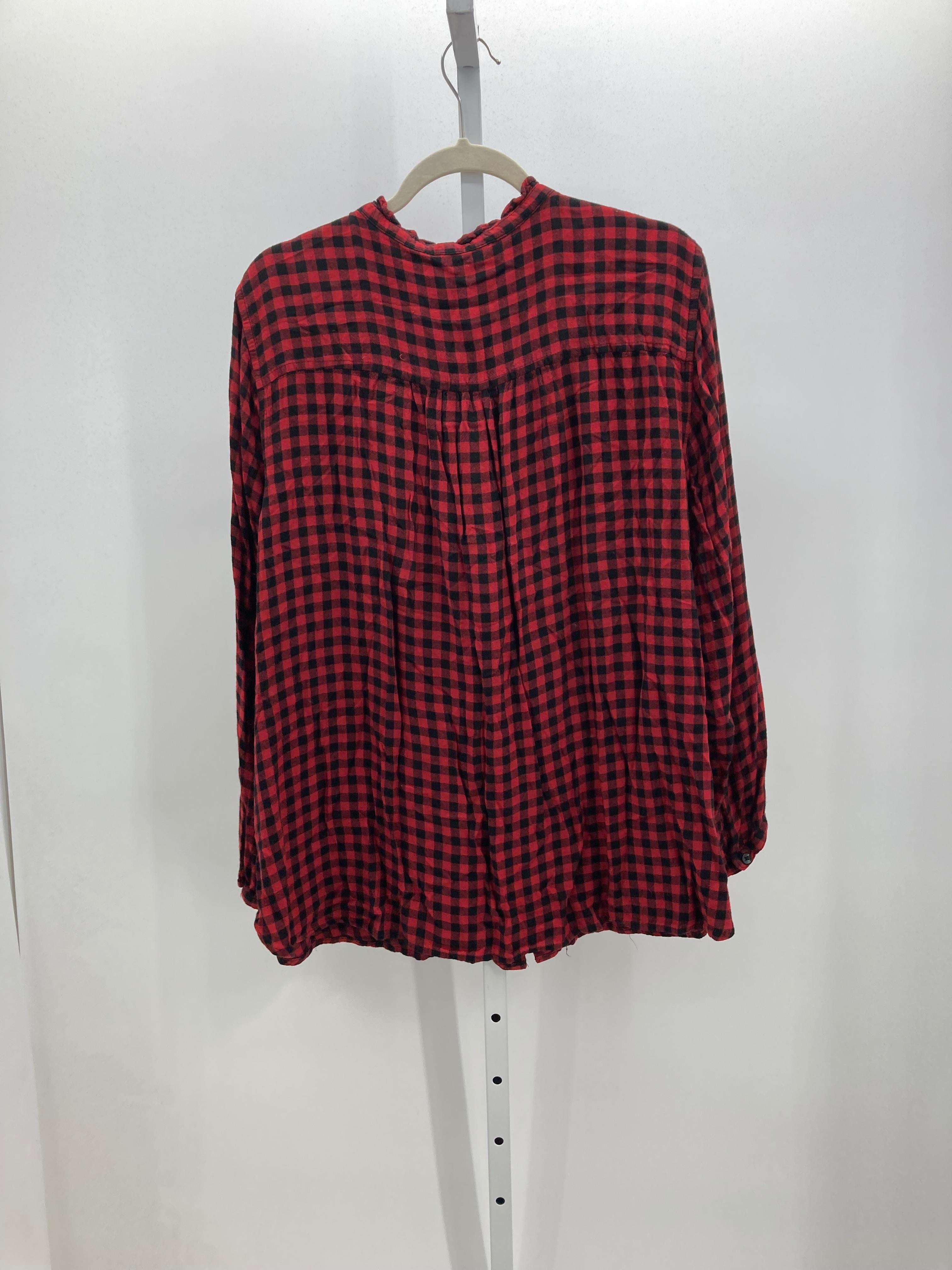 Terra & Sky Size 3X Womens Long Sleeve Shirt