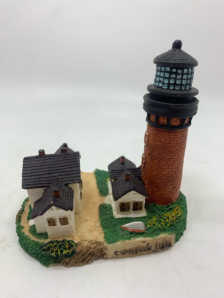 CURRITUCK LIGHT HOUSE FIGURINE.