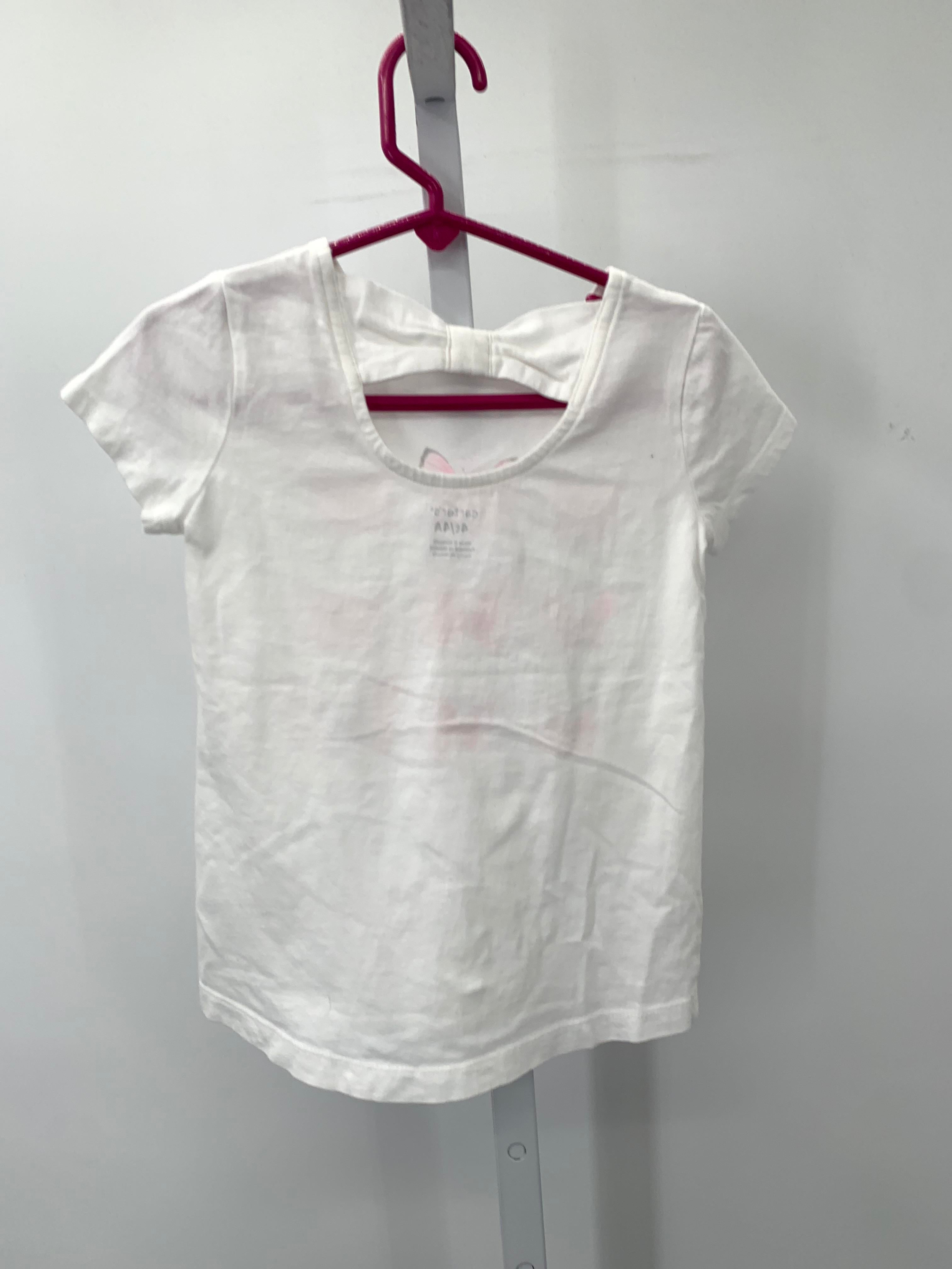 Carters Size 4T Girls Short Sleeve Shirt