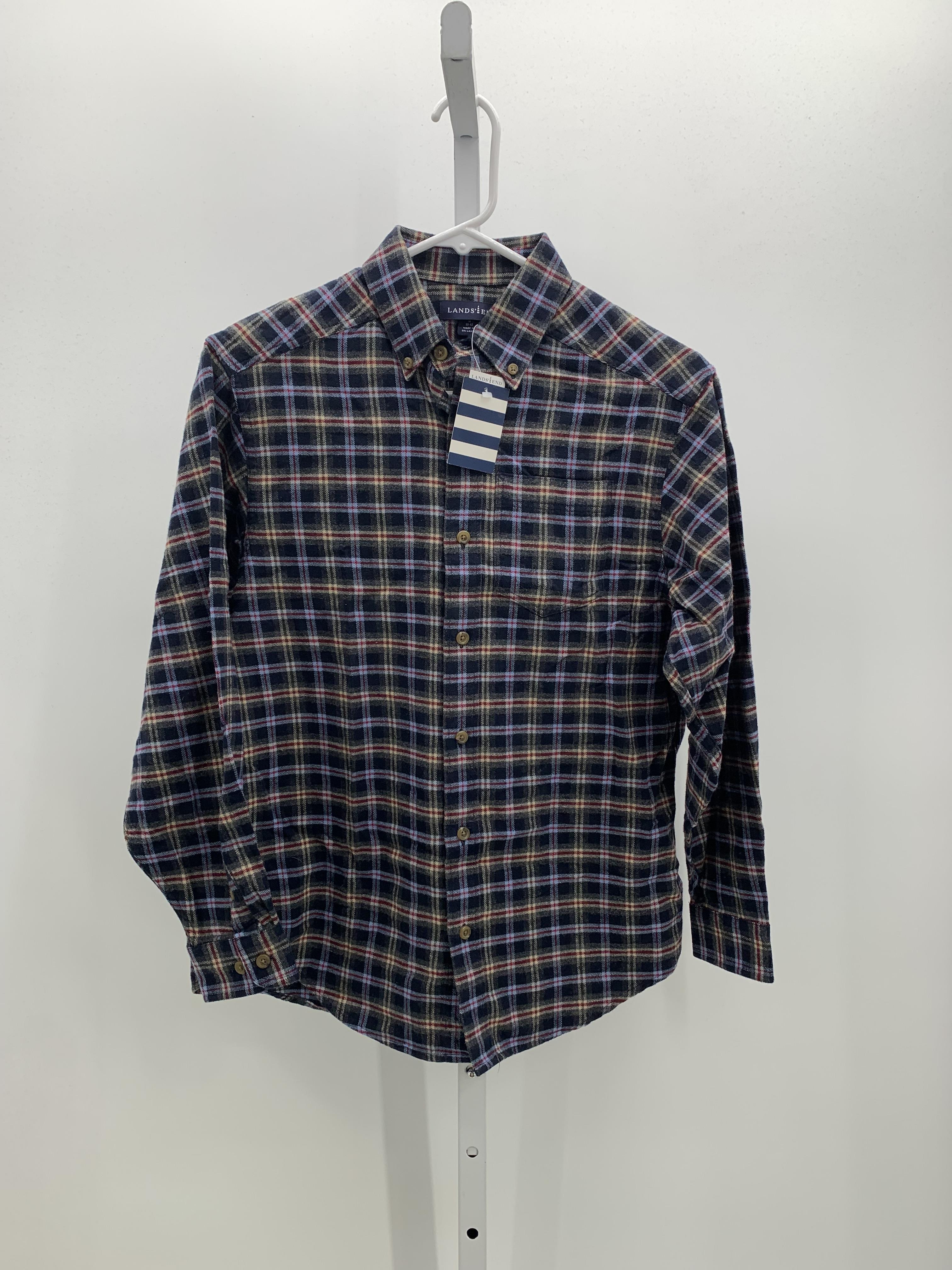 NEW PLAID BTN DOWN