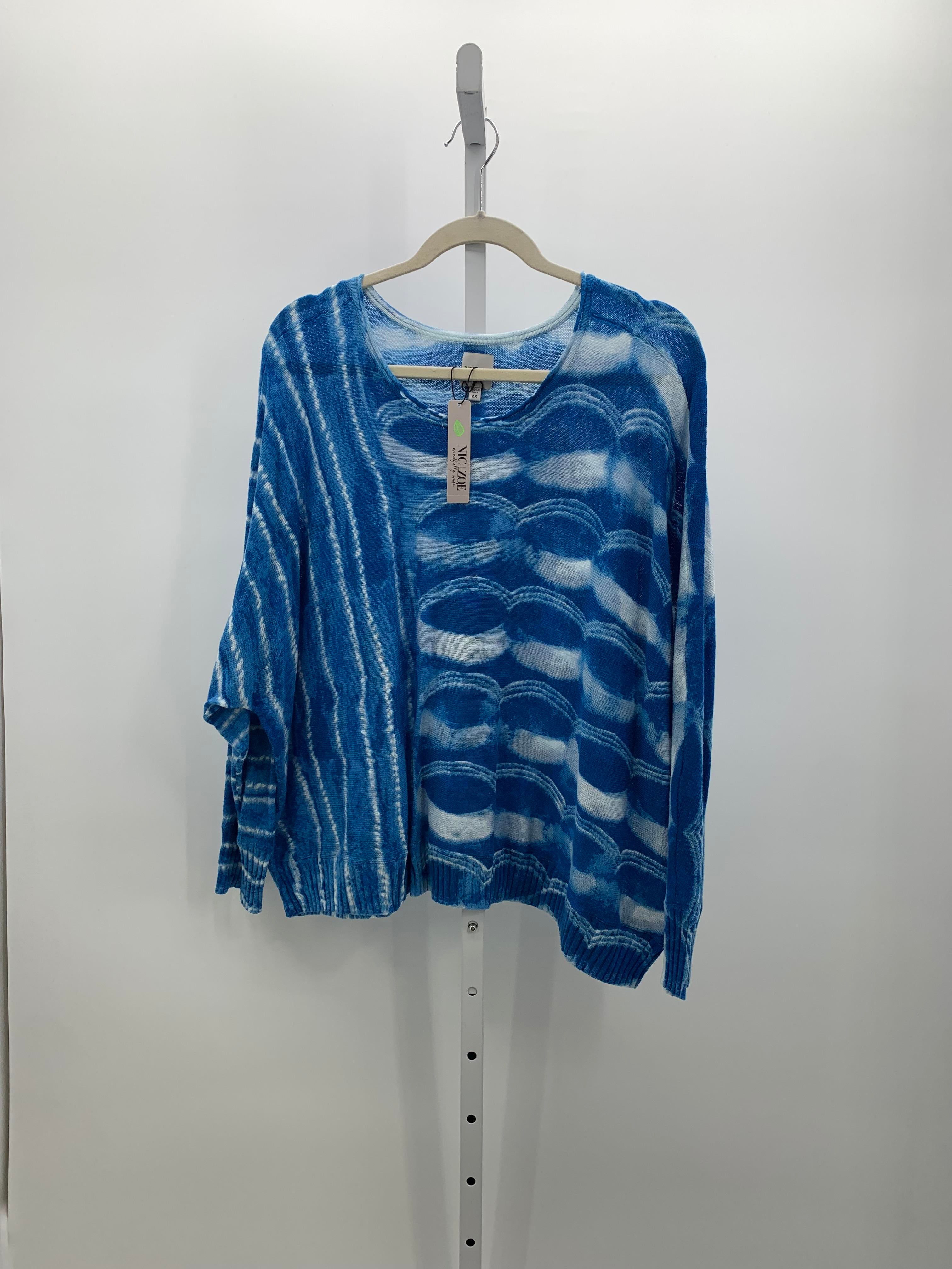 Nic+Zoe Size 2X Womens Long Slv Sweater