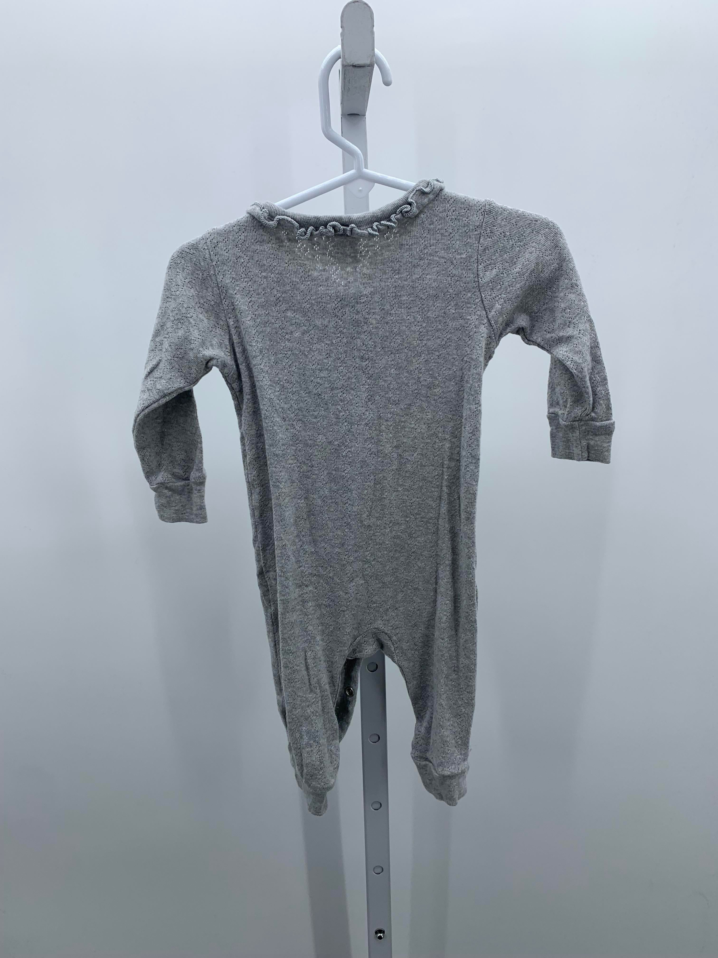 Modern Moments Size 6-9 mon Girls Long Slv. Romper