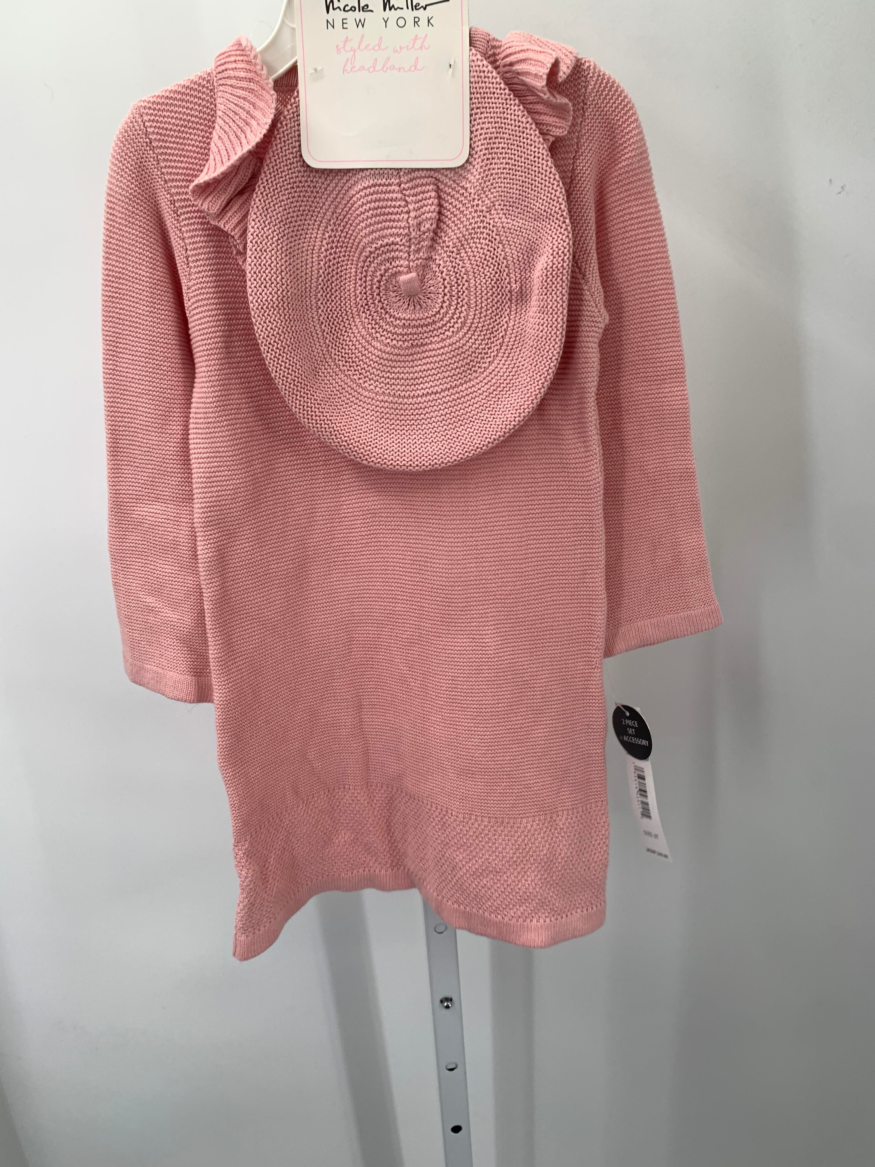 Nicole Miller Size 3T Girls Long Sleeve Dress