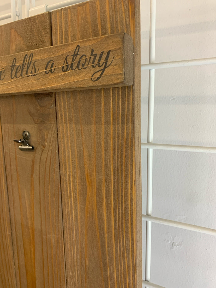 EVERY PICTURE TELLS A STORY PHOTO HOLDER.