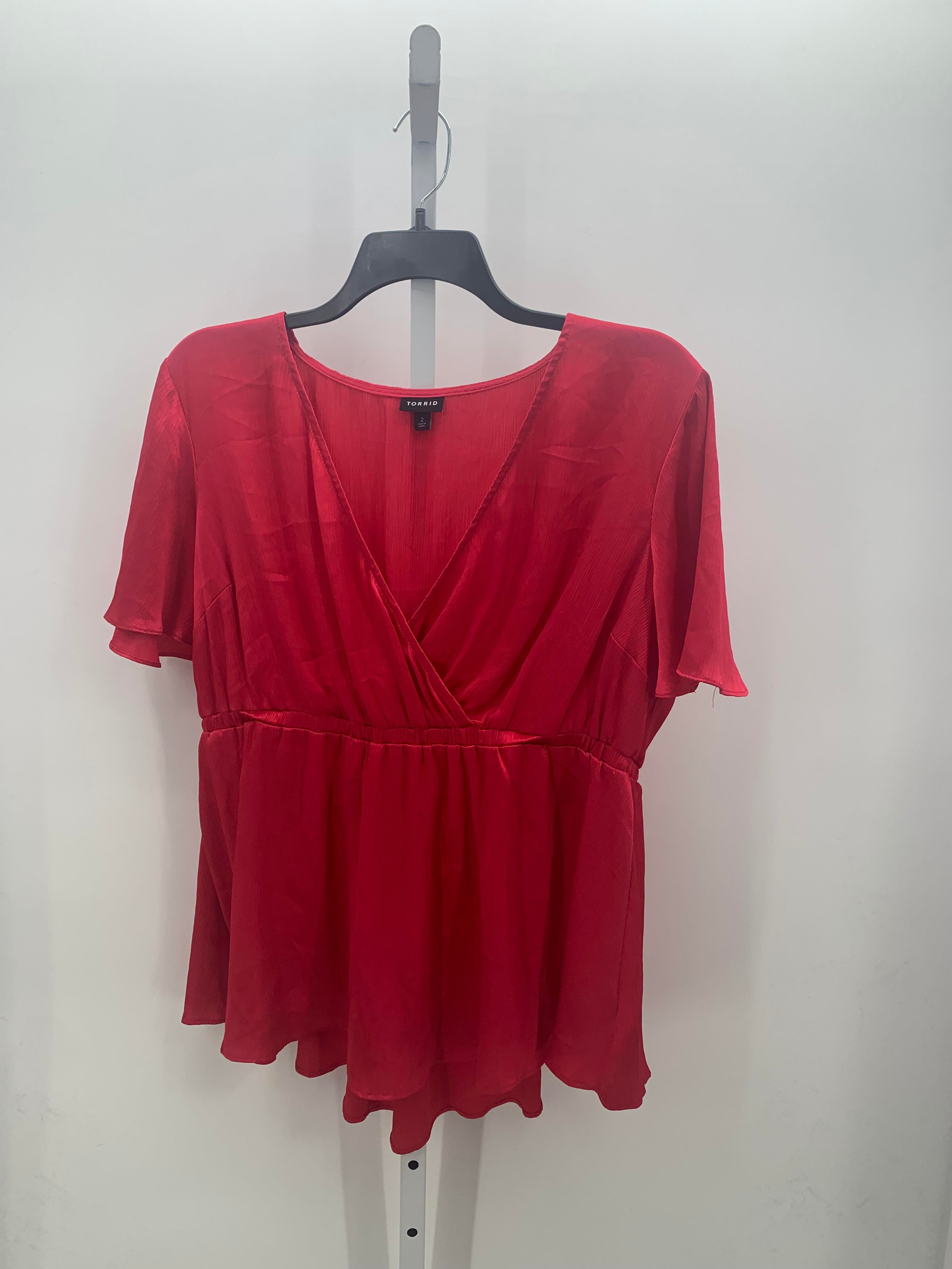 Torrid Size 2X Womens Short Sleeve Shirt