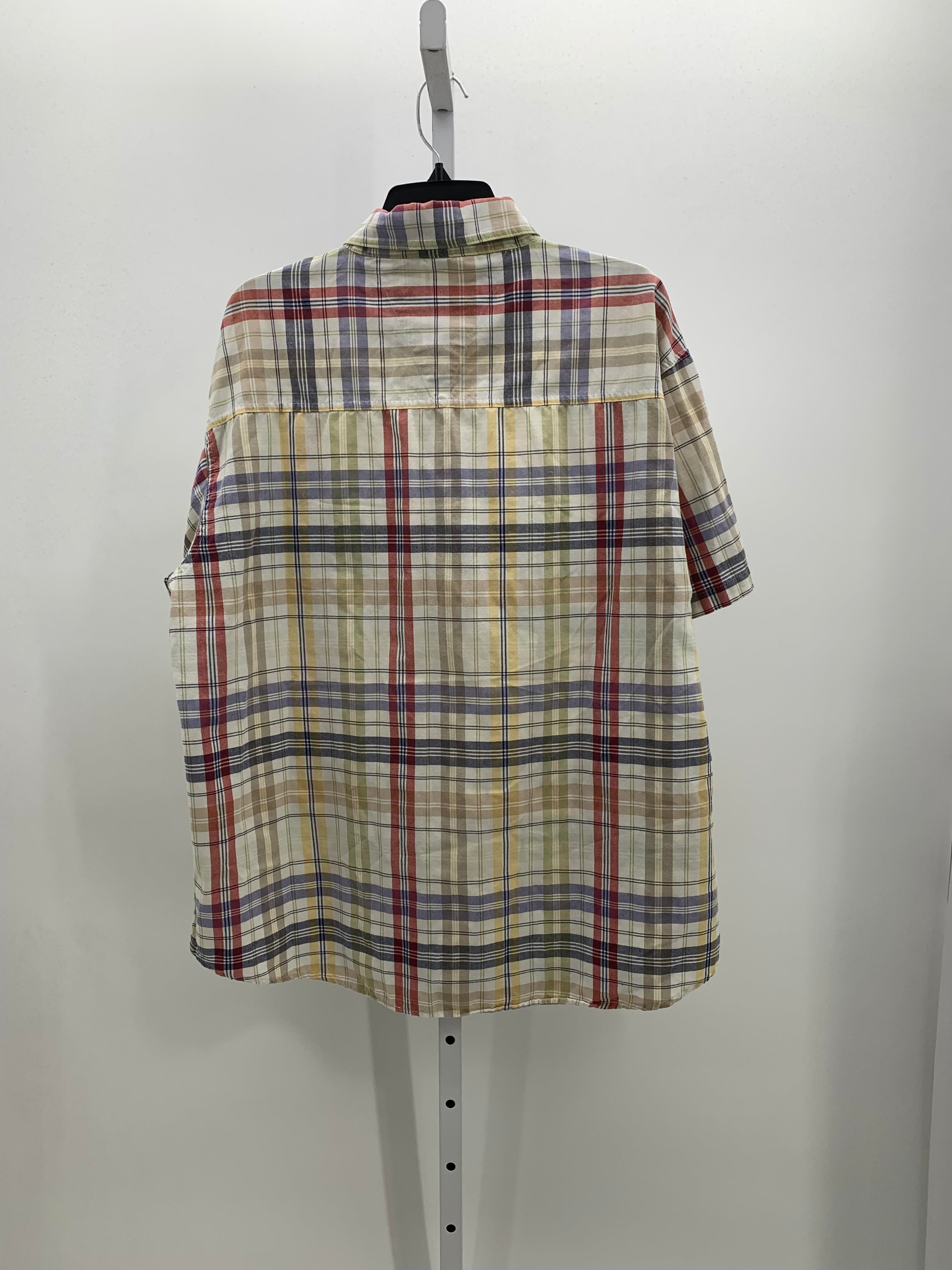 PLAID BTN DOWN