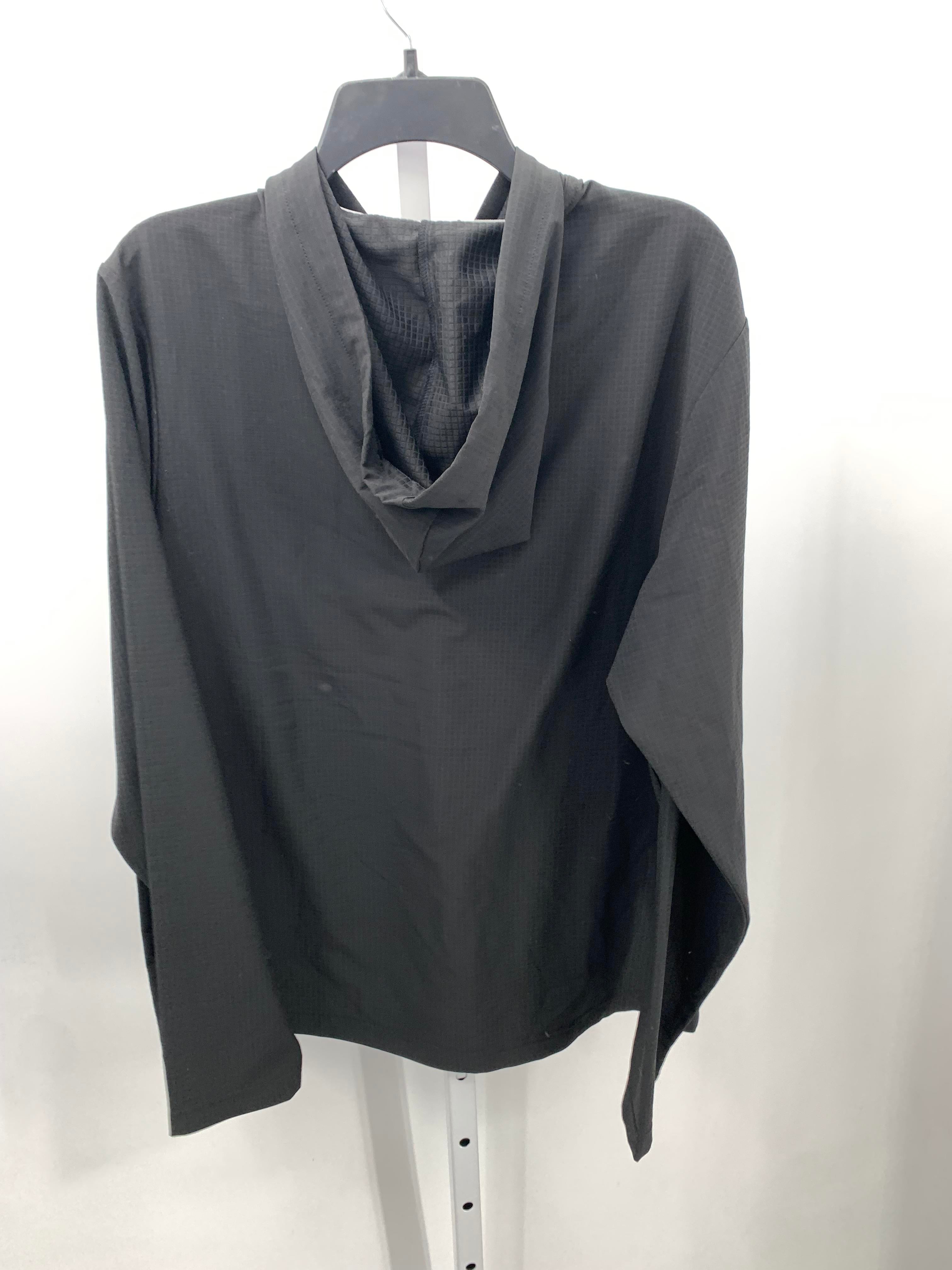 HOODED PARTIAL ZIP PULL OVER