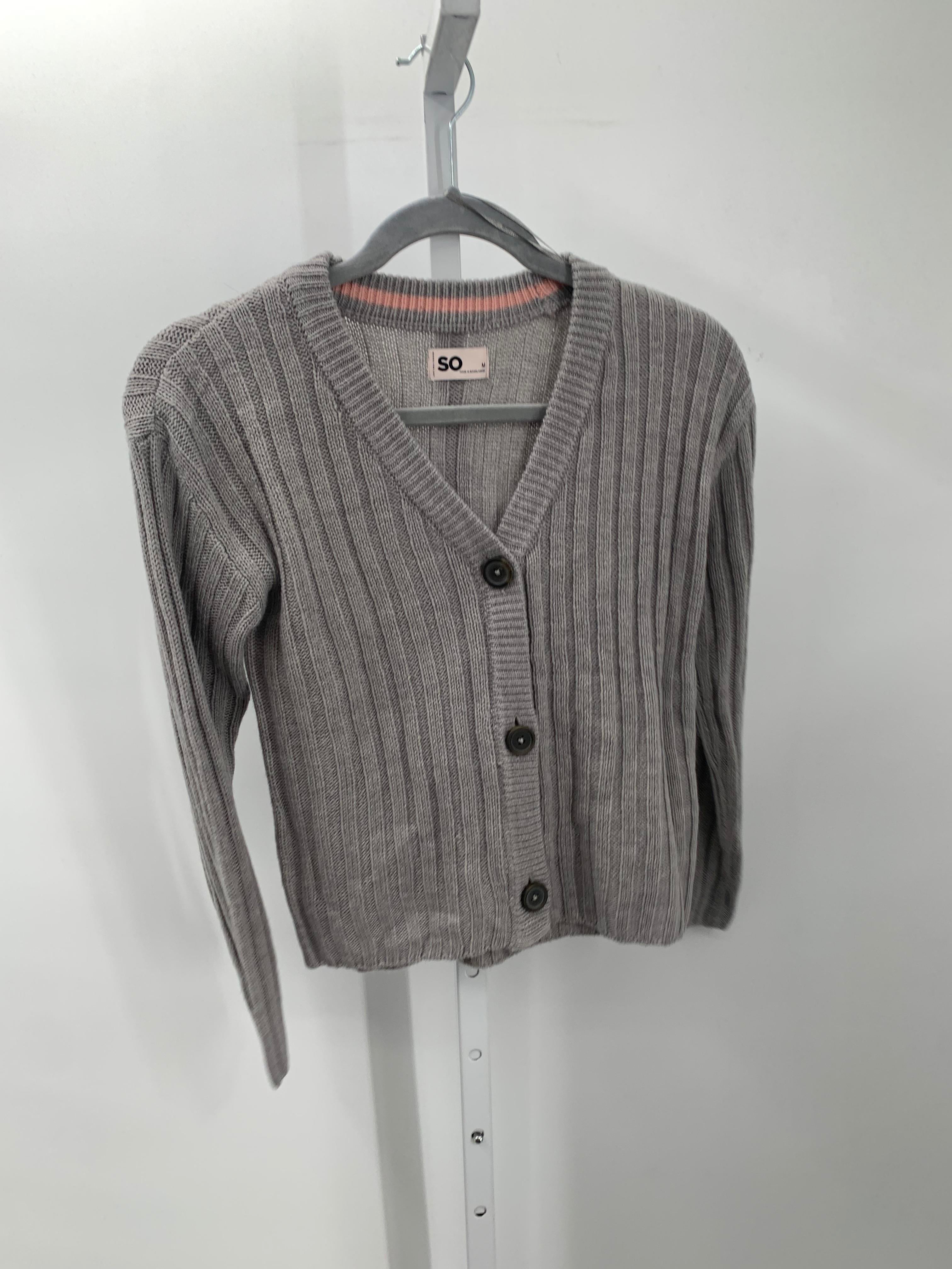 SO Size Medium Juniors Long Sleeve Sweater