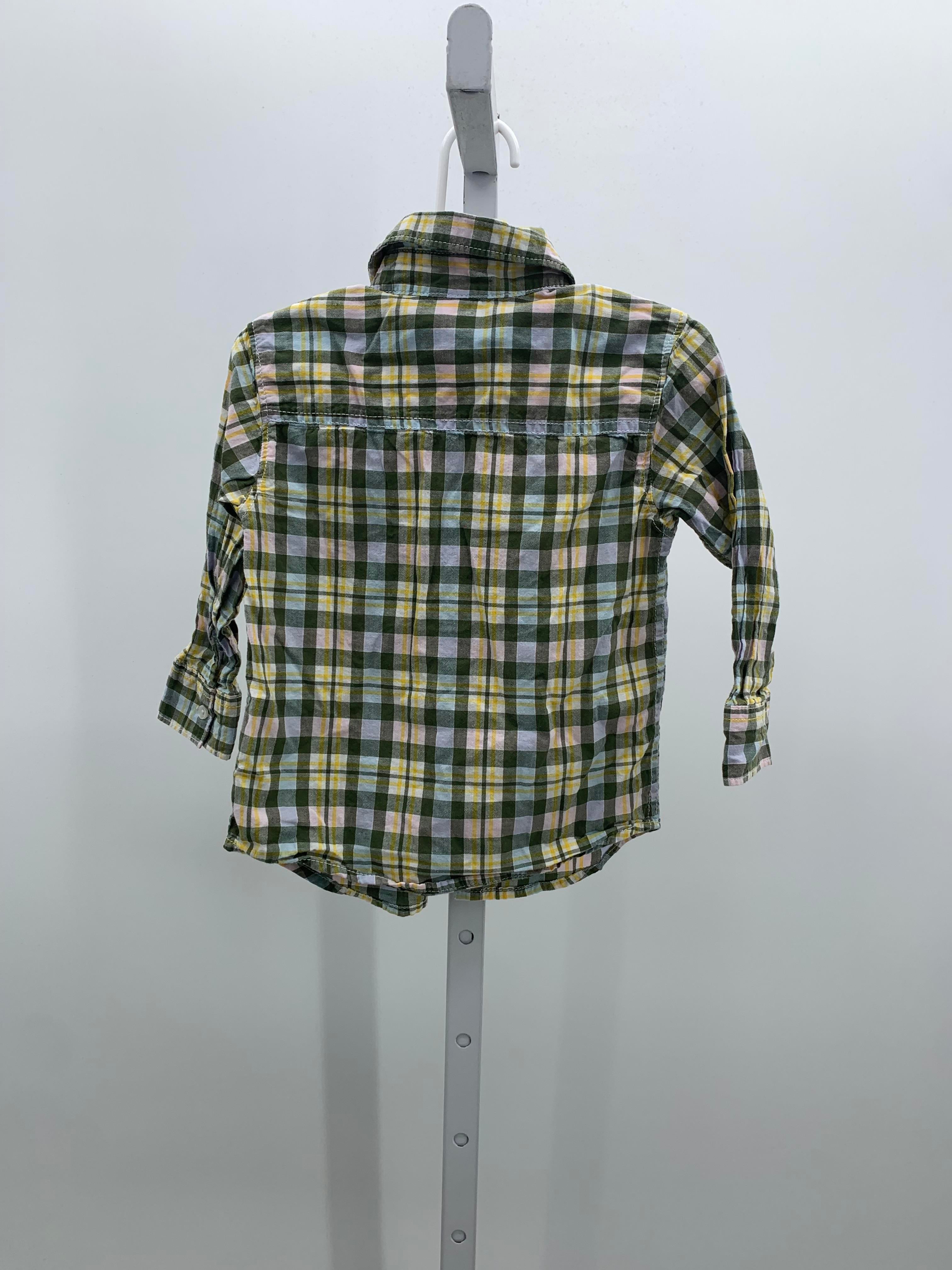 YELLOW PLAID BTN DOWN