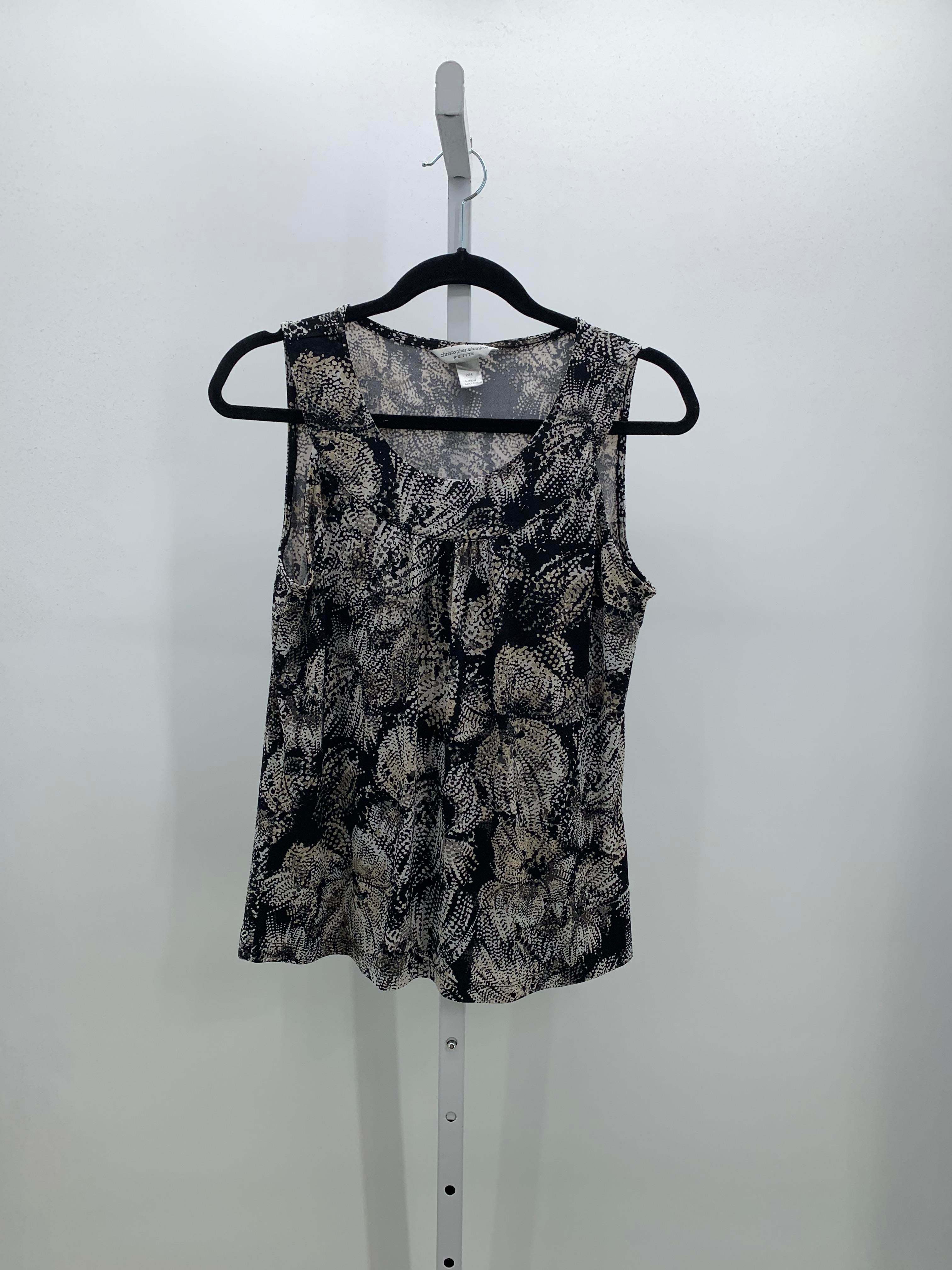 Christopher & Banks Size Medium Petite Petite Sleeveless Shirt