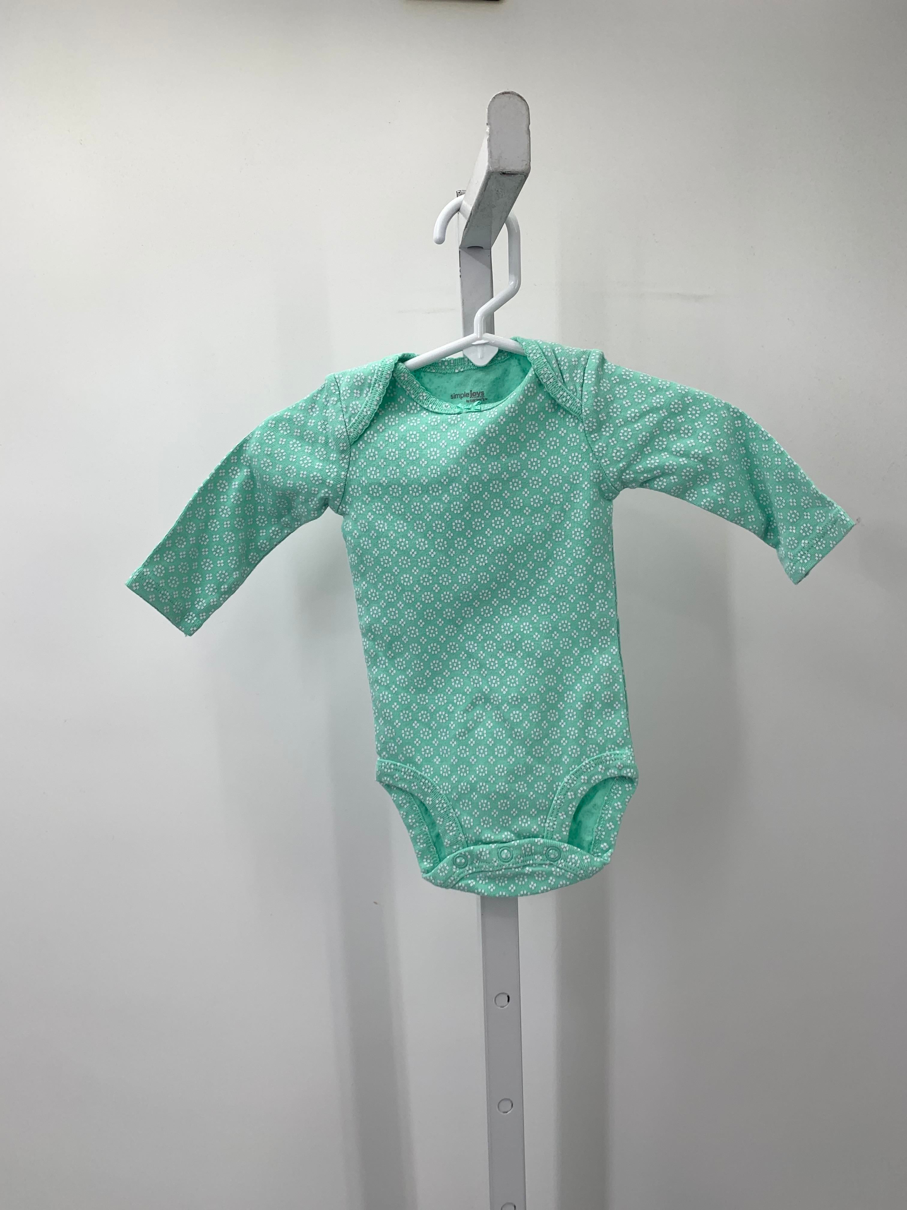 Simple Joys Size 0-3 months Girls Long Sleeve Shirt