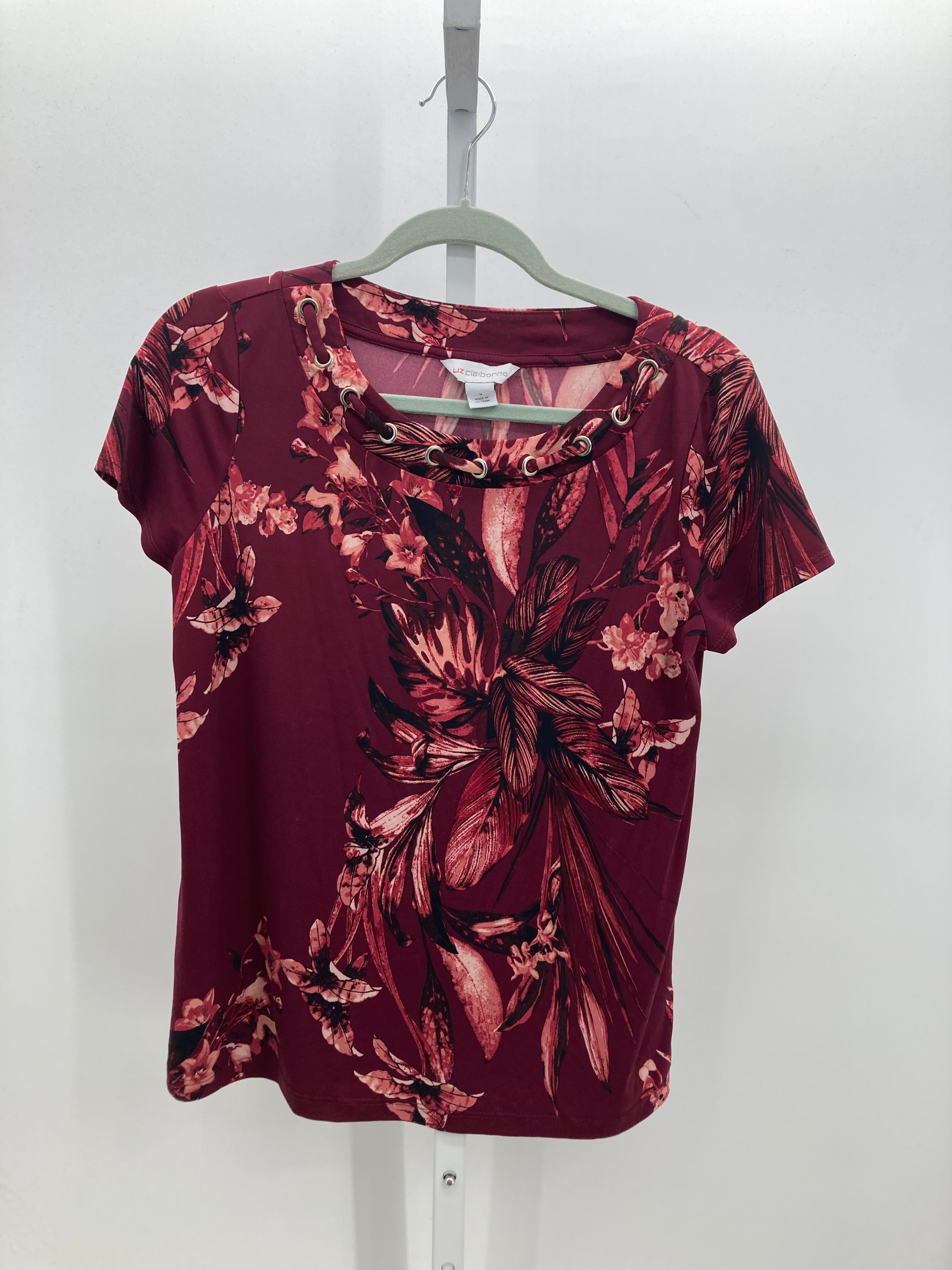 Liz Claiborne Size Small Misses Short Sleeve Shirt