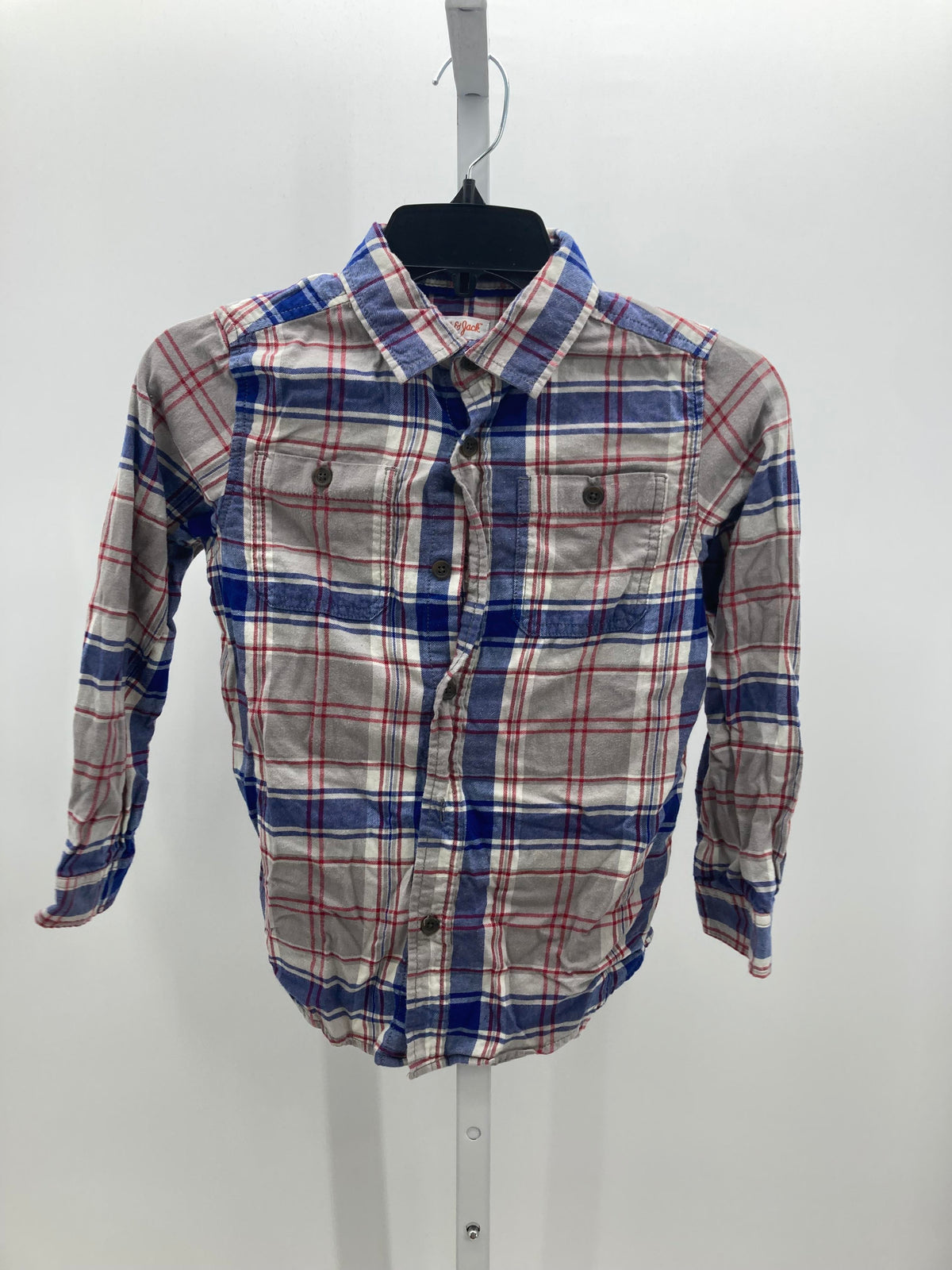 BLUE RED PLAID