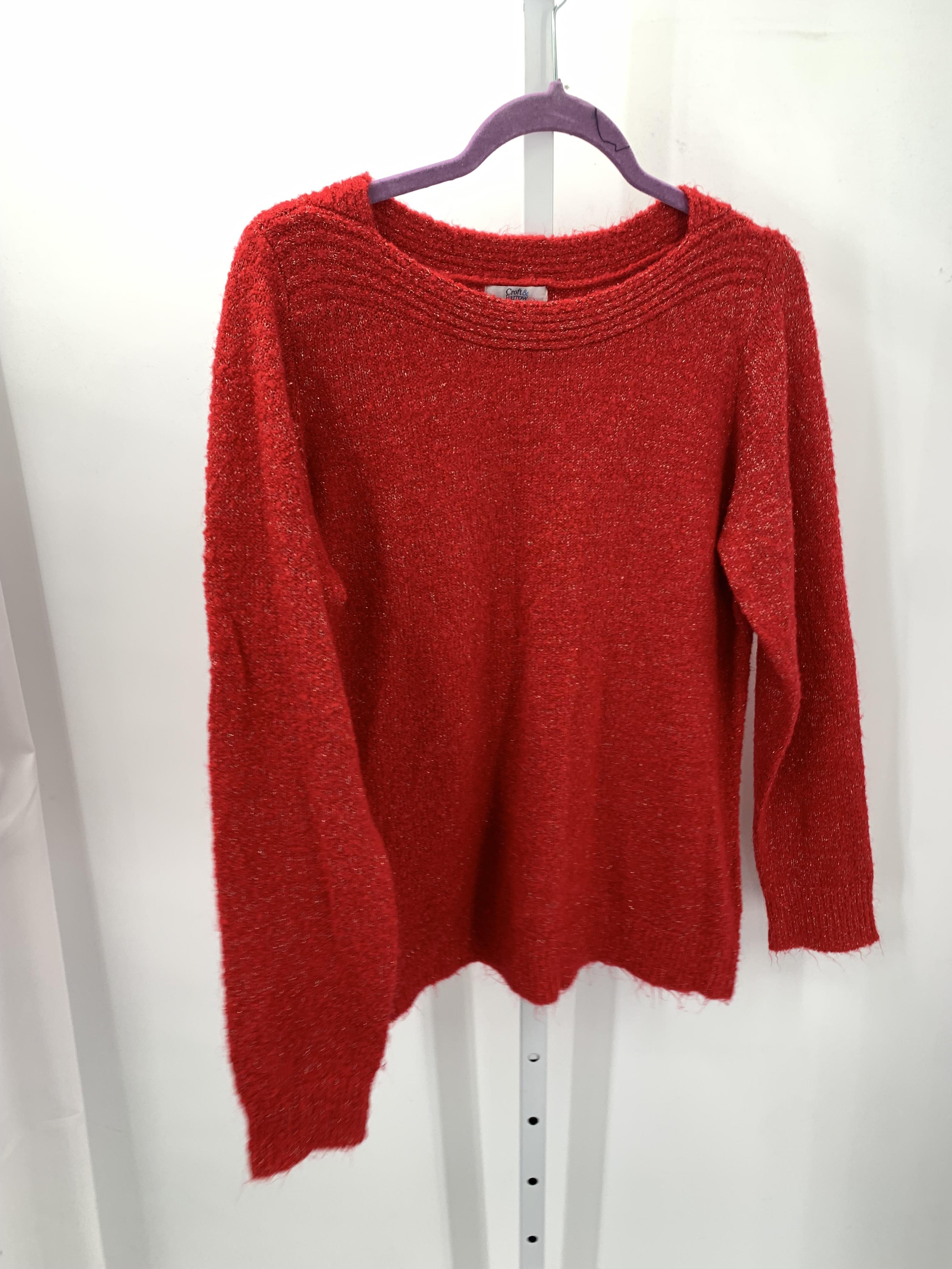 Croft & Barrow Size Large Misses Long Slv Sweater