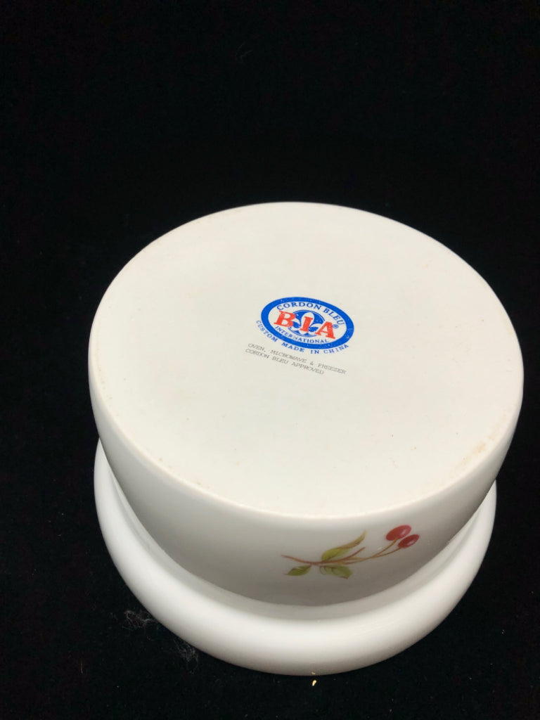 ORCHARD CASSEROLE DISH W/LID.