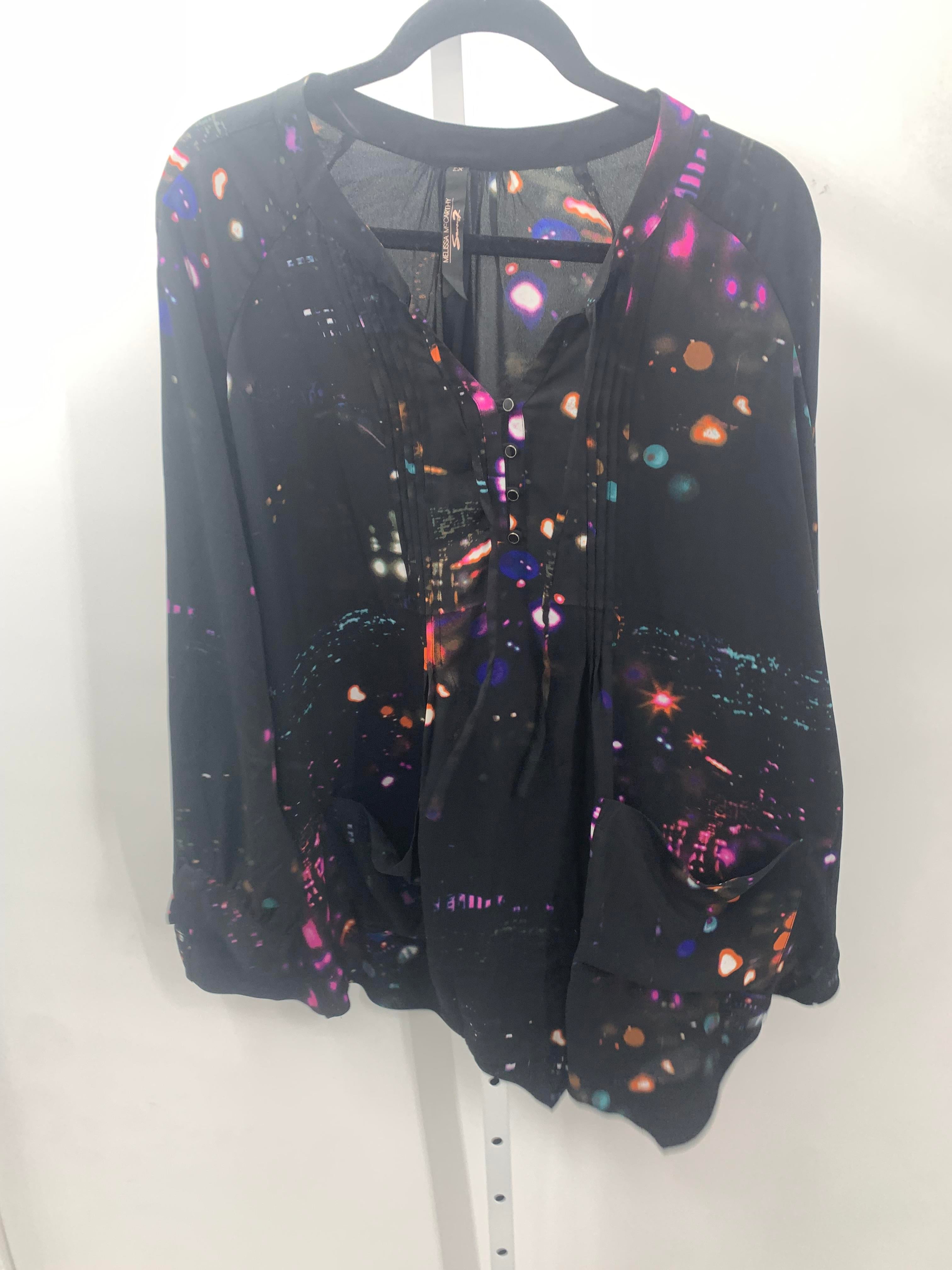 Size 2X Womens Long Sleeve Shirt