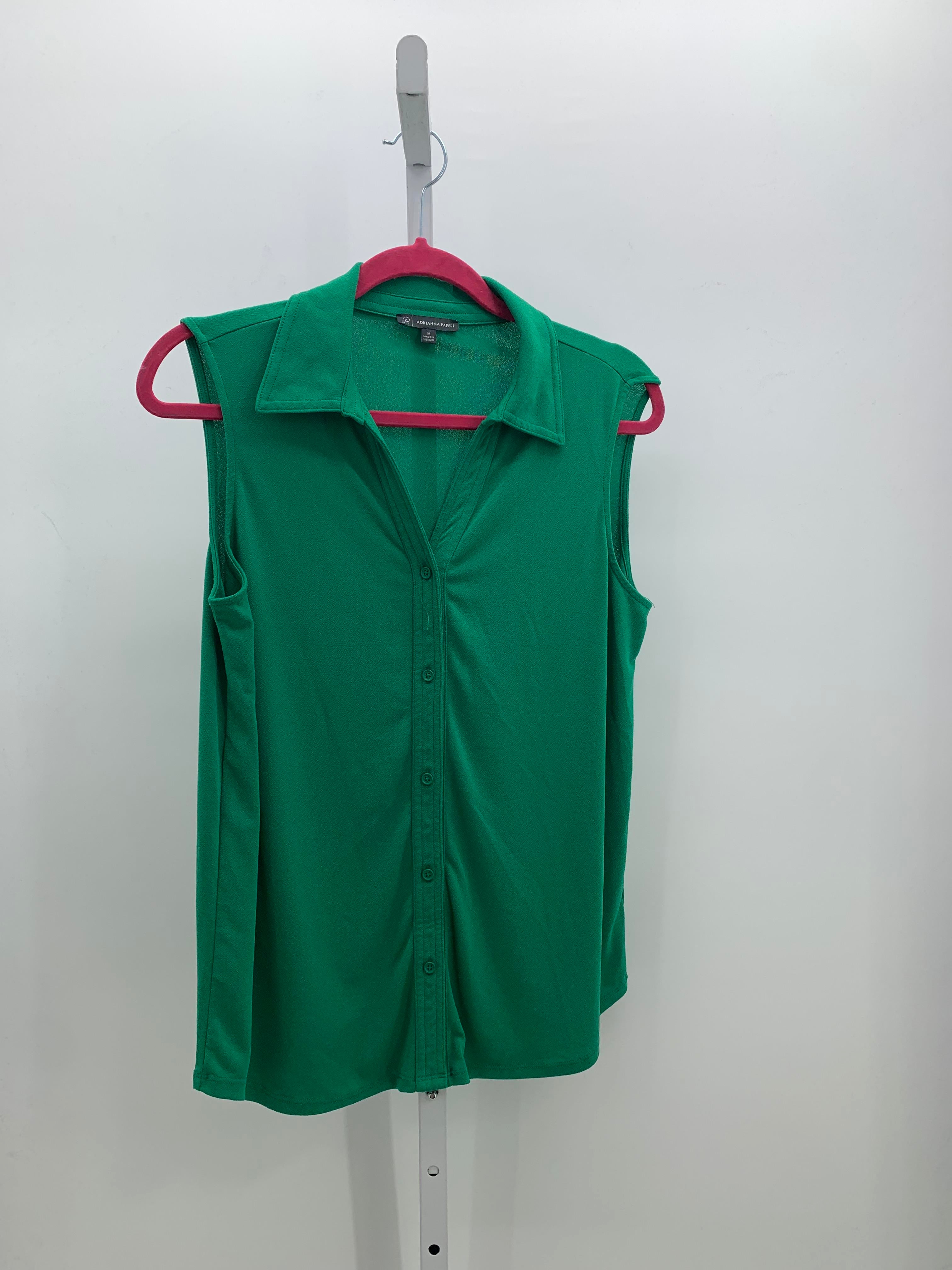 Adrianna Papell Size Medium Misses Sleeveless Shirt