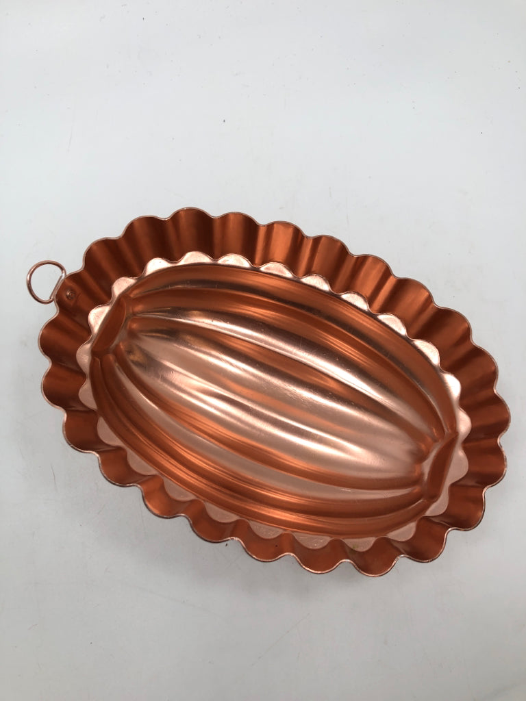 BRASS JELLO MOLD.