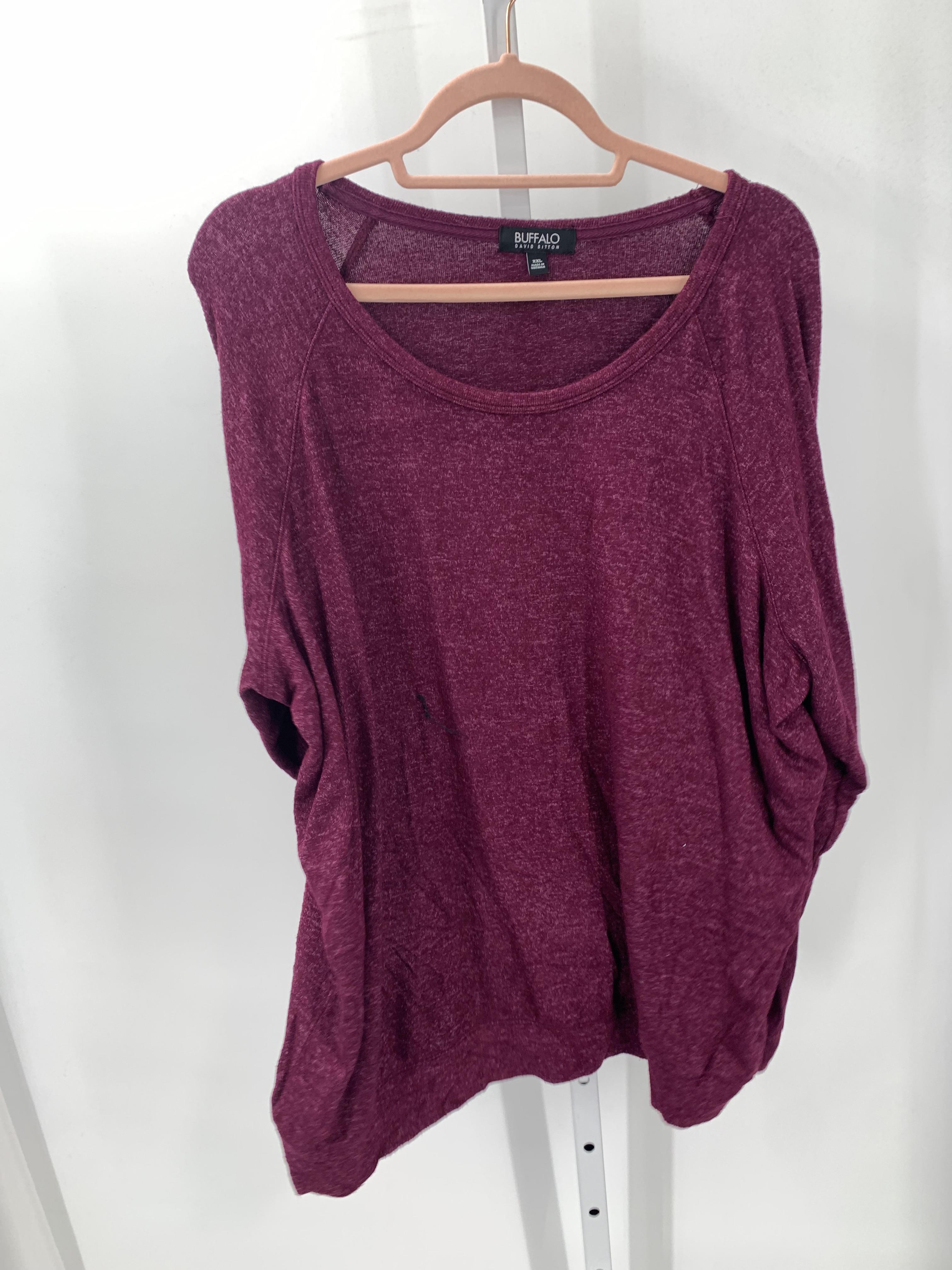 Buffalo Size XXL Misses Long Sleeve Shirt