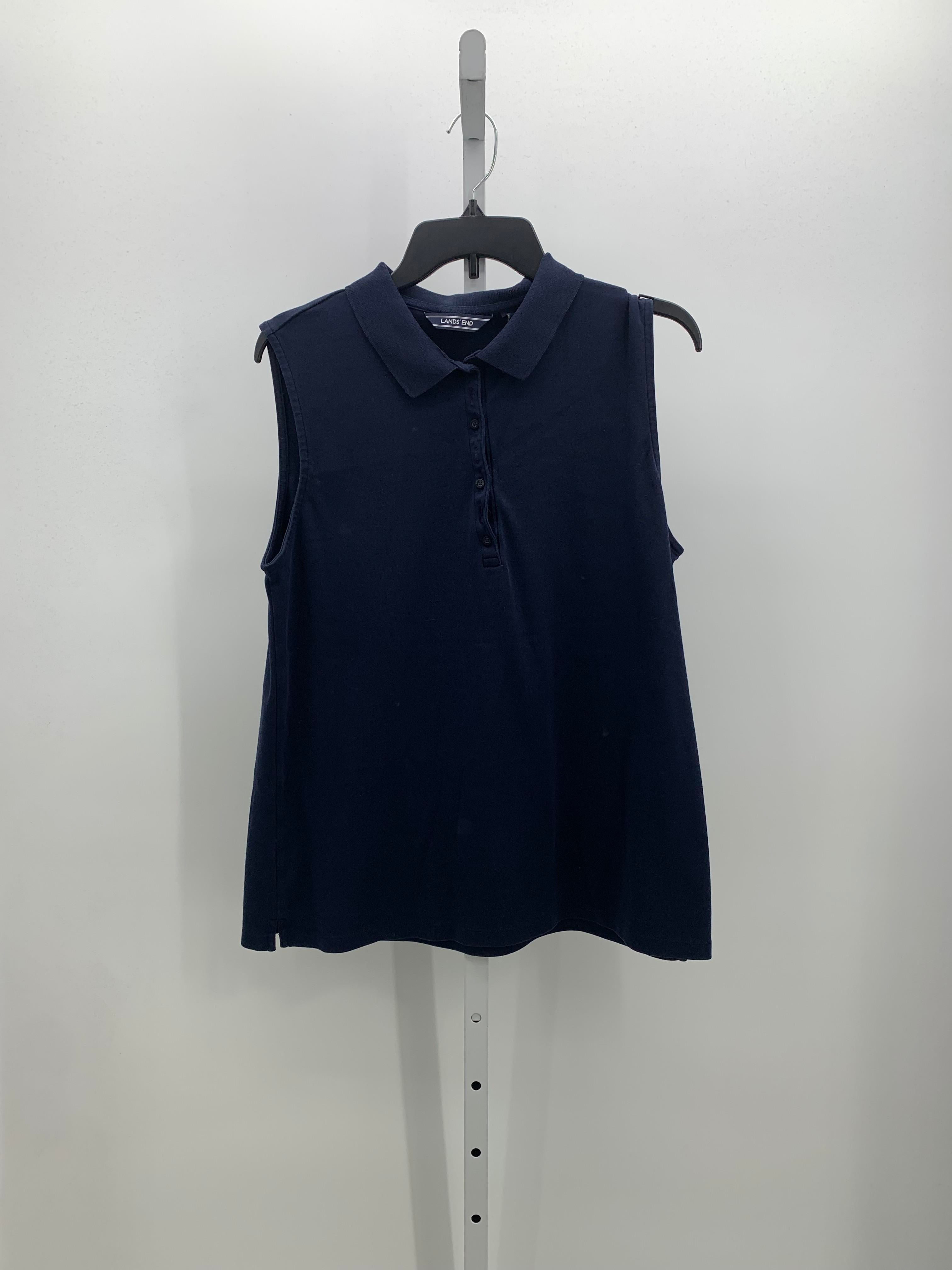 Lands End Size Extra Large Misses Sleeveless Shirt