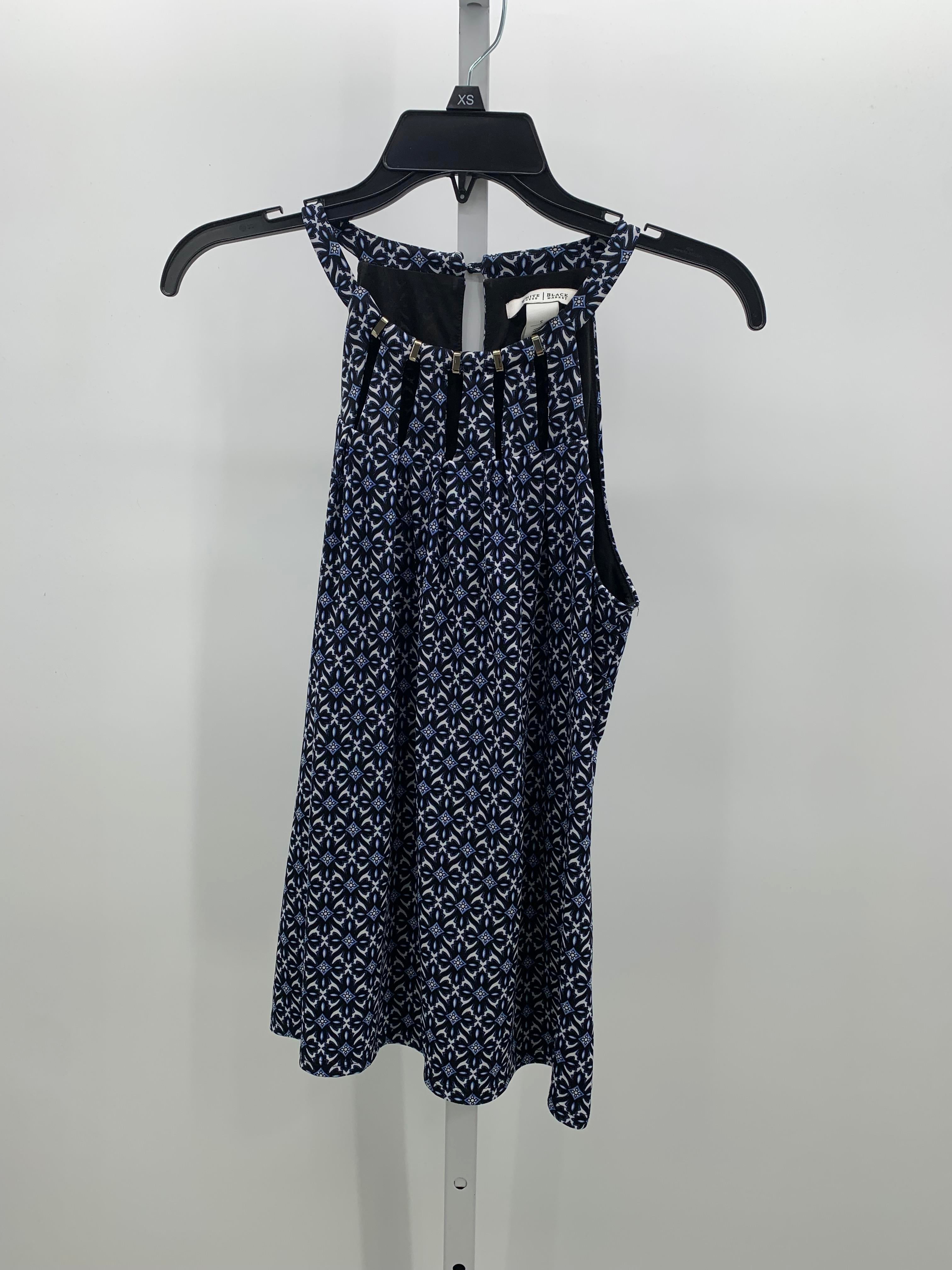 White House Black Size Small Misses Sleeveless Shirt
