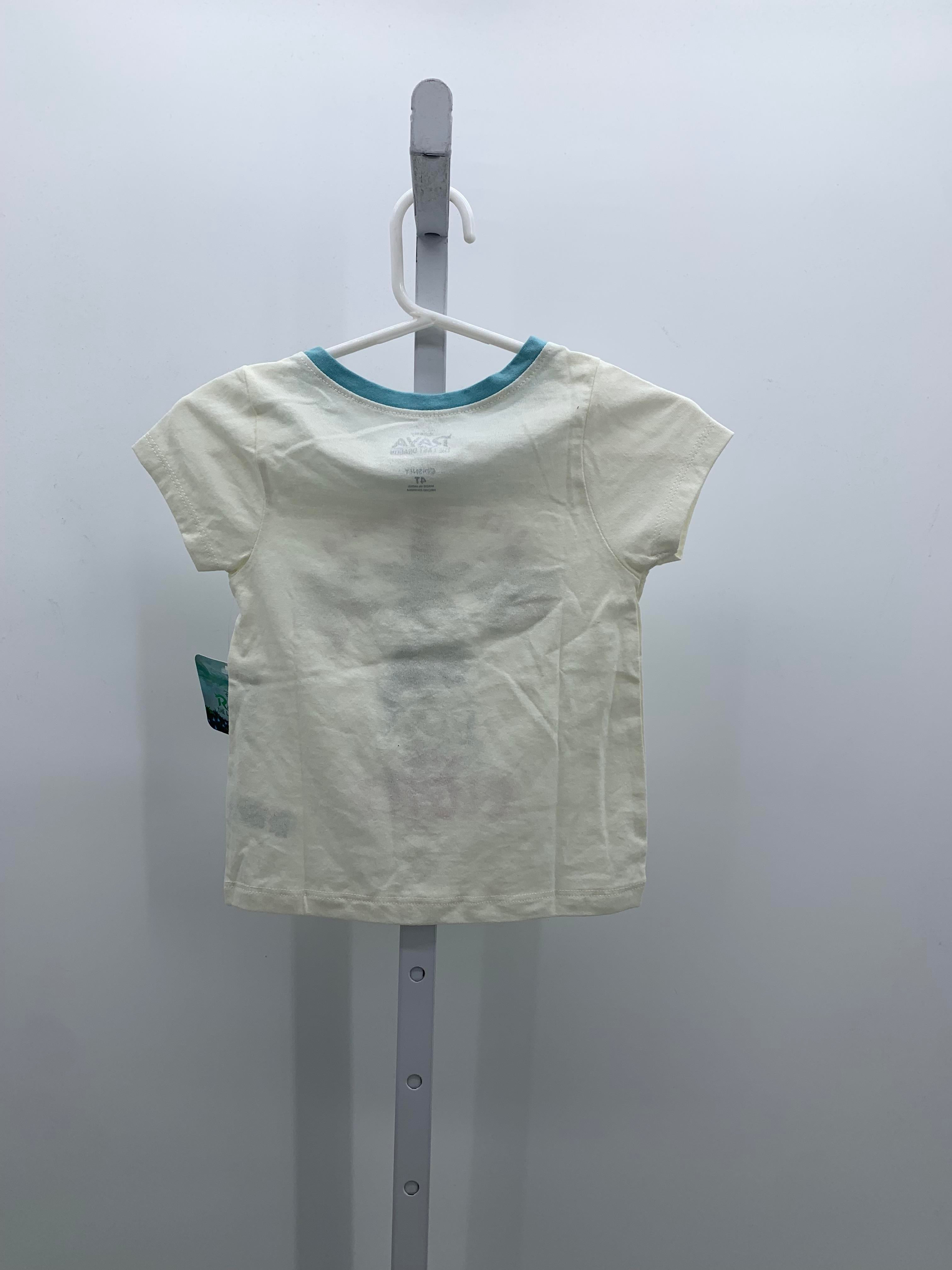 Disney Size 4T Girls Short Sleeve Shirt