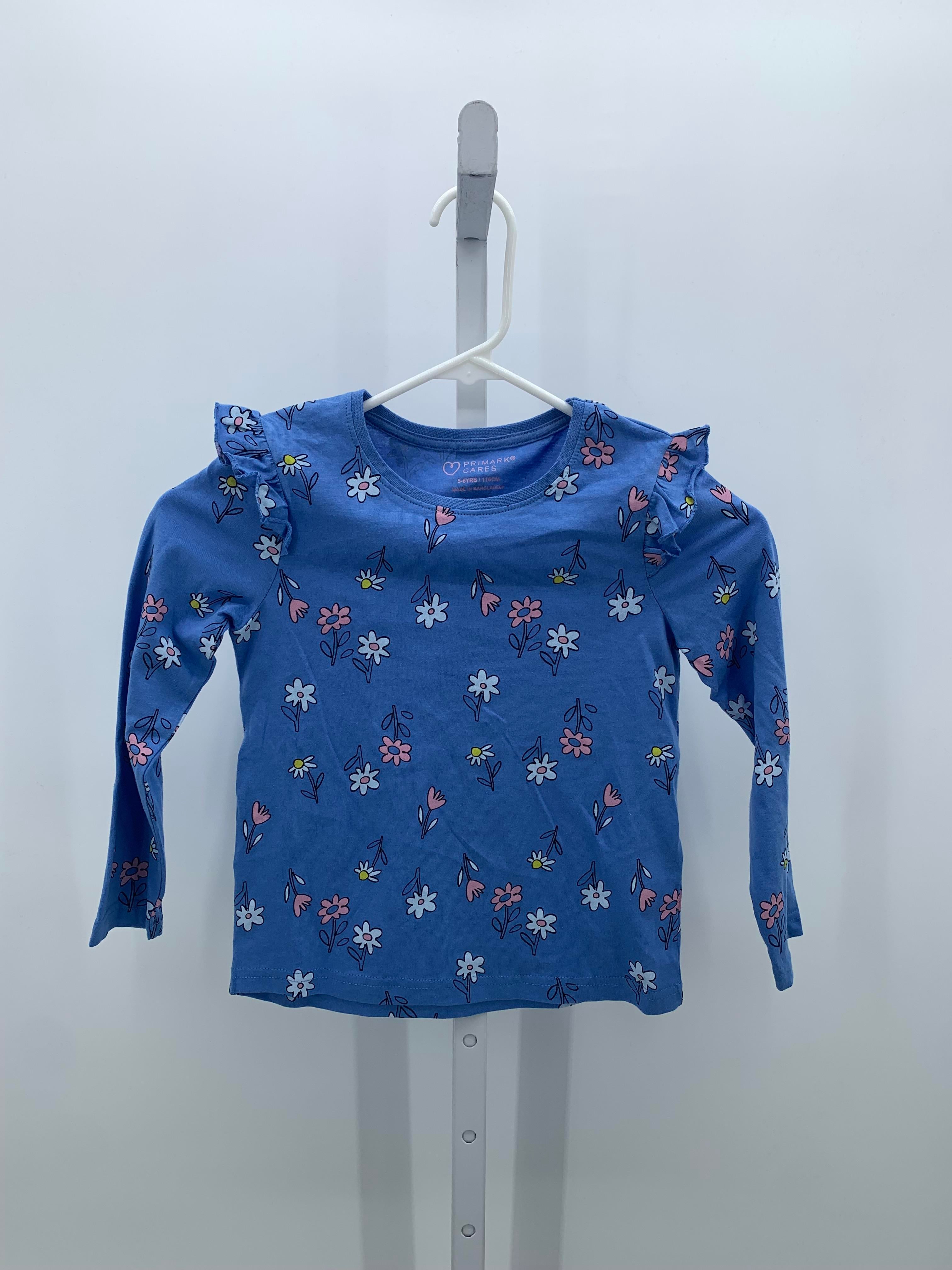 Primark Size 5-6 Girls Long Sleeve Shirt