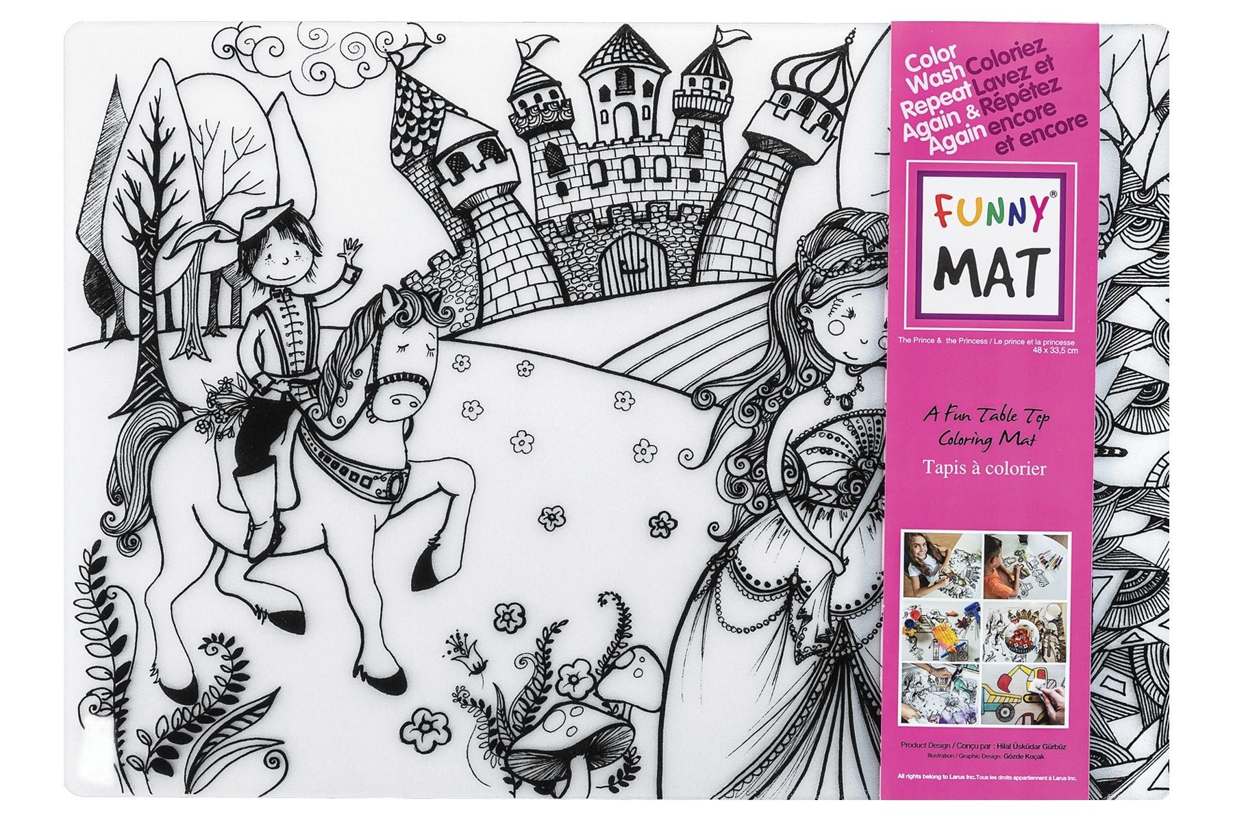 Funny Mat Placemat - Princess