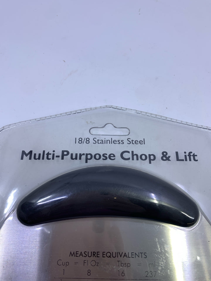 NIP MULTI-PURPOSE CHOP & LIFT STAINLESS STELL TOOL.