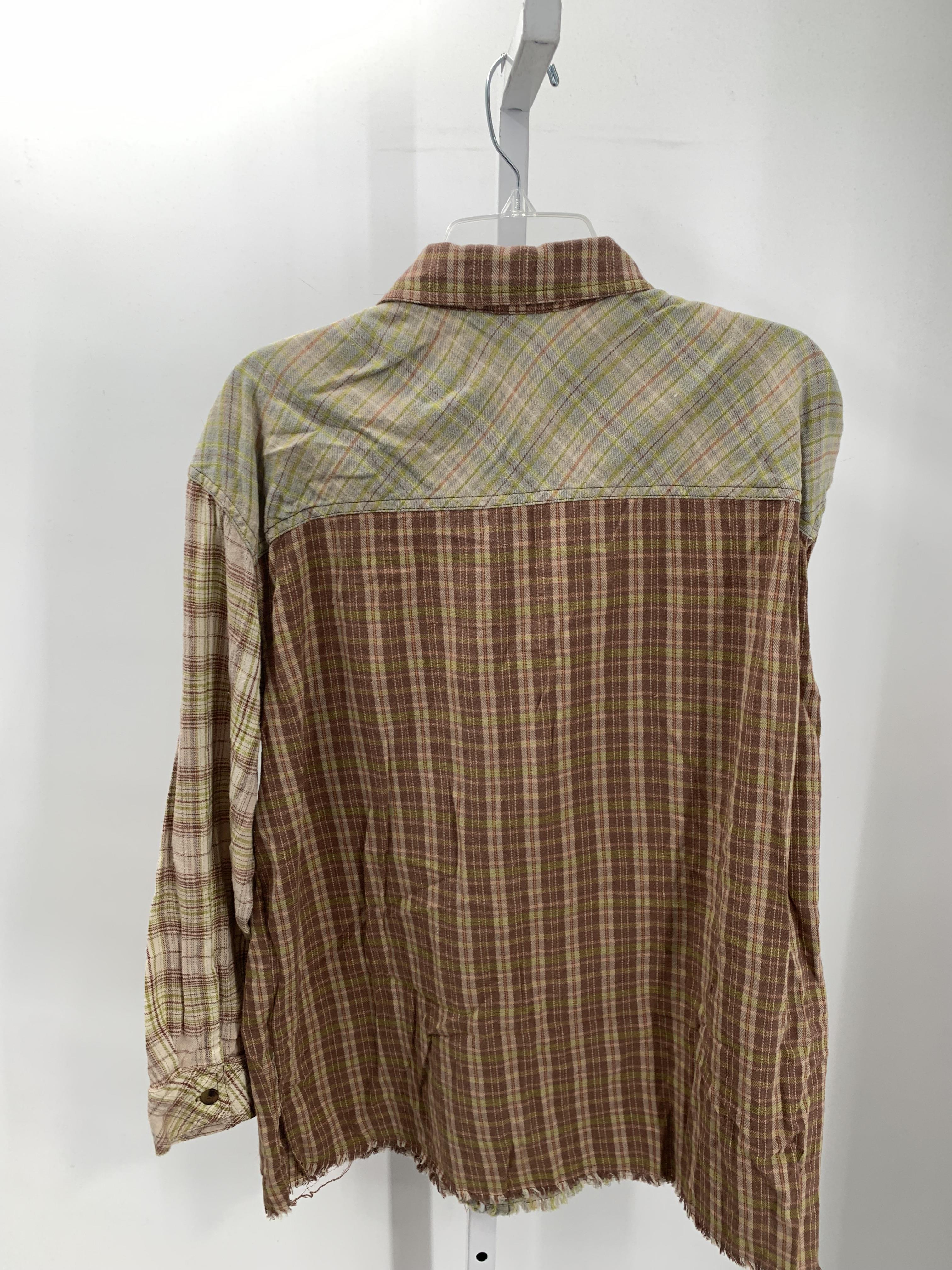 Rewind Size Extra Large Juniors Long Sleeve Shirt