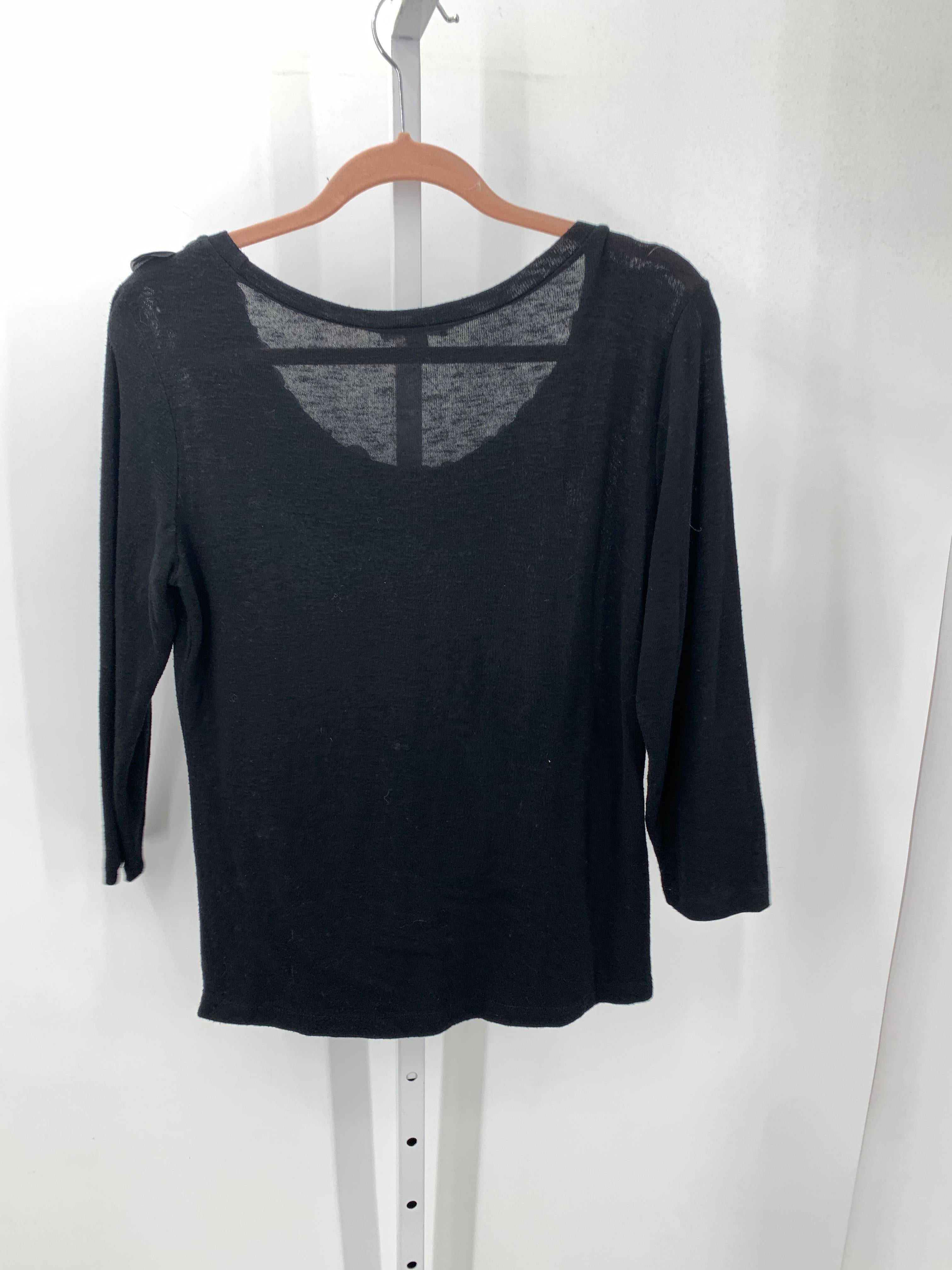 Forever Fashion Size Large Petite Petite 3/4 Sleeve Shirt