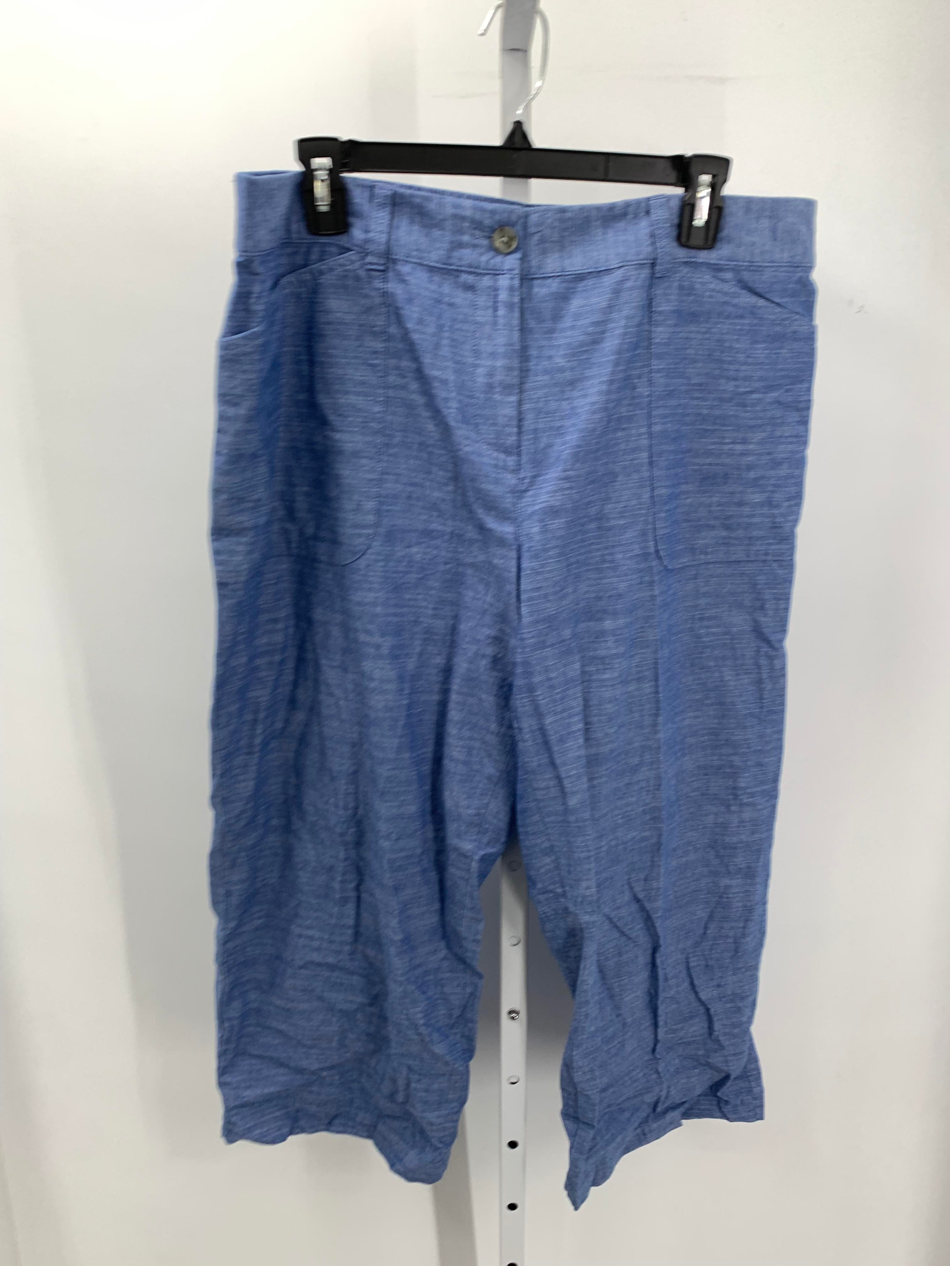 Talbots Size 16 Misses Cropped Pants