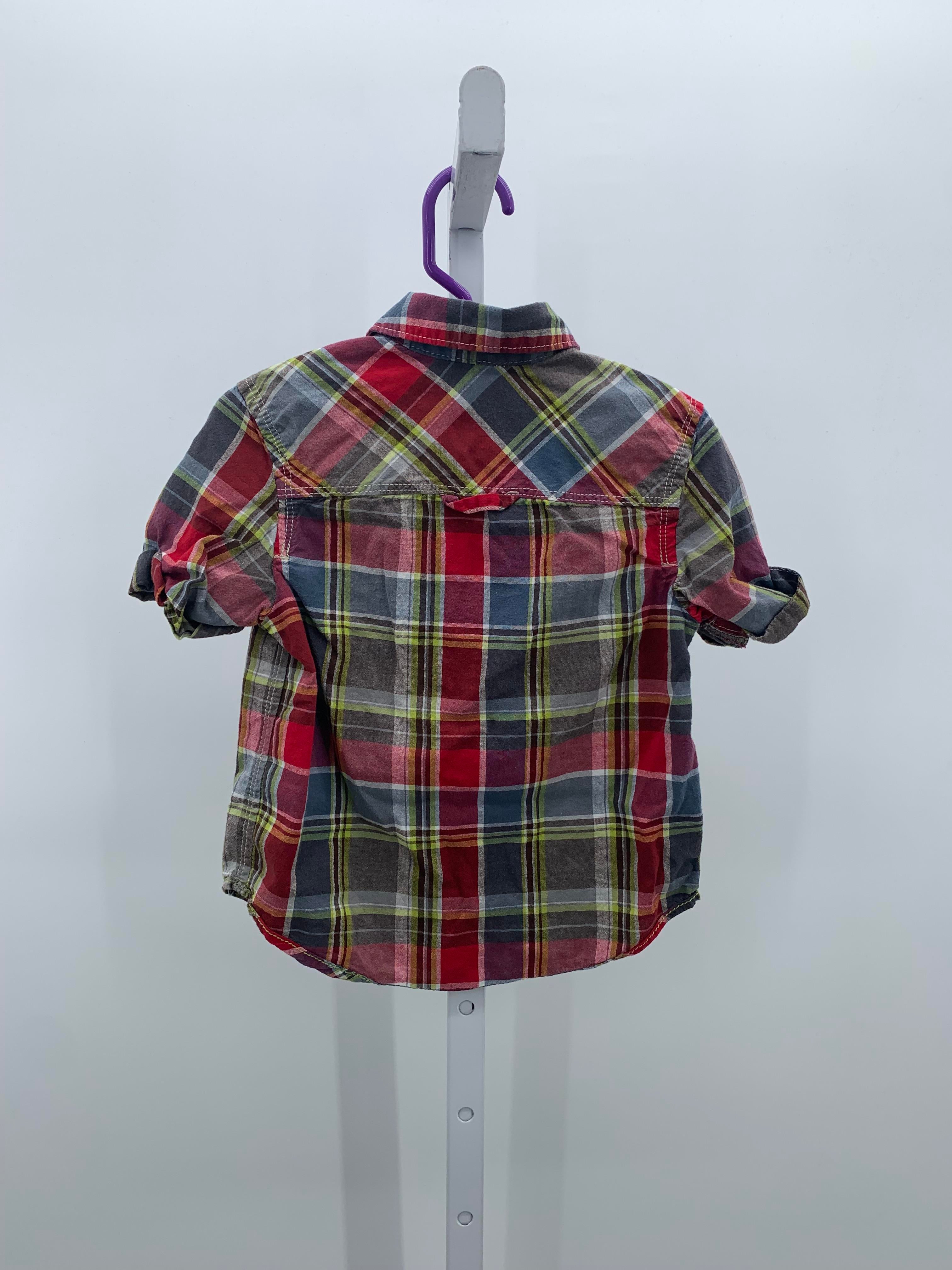 PLAID BTN DOWN