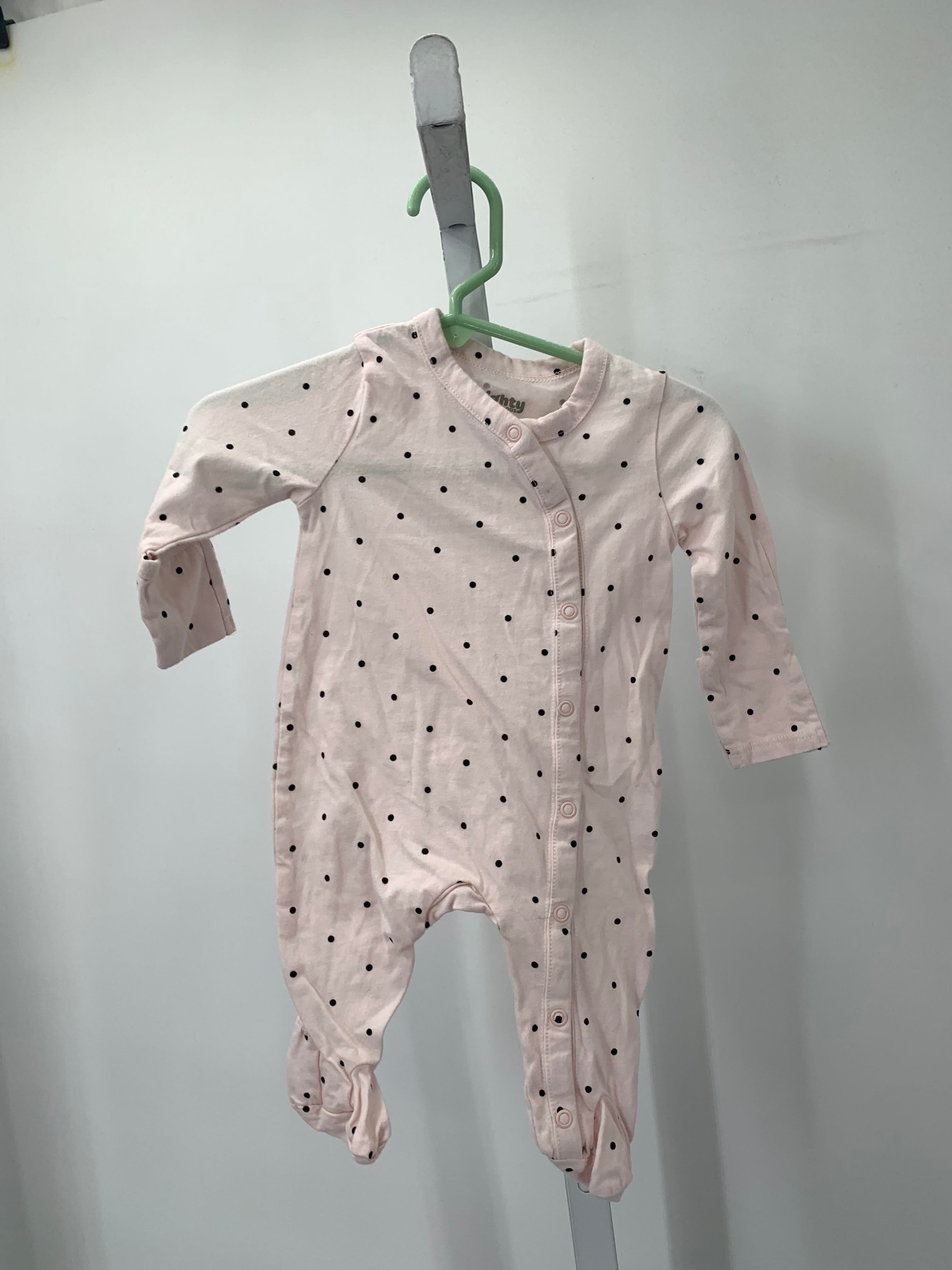 Size Newborn Girls Long Slv. Romper