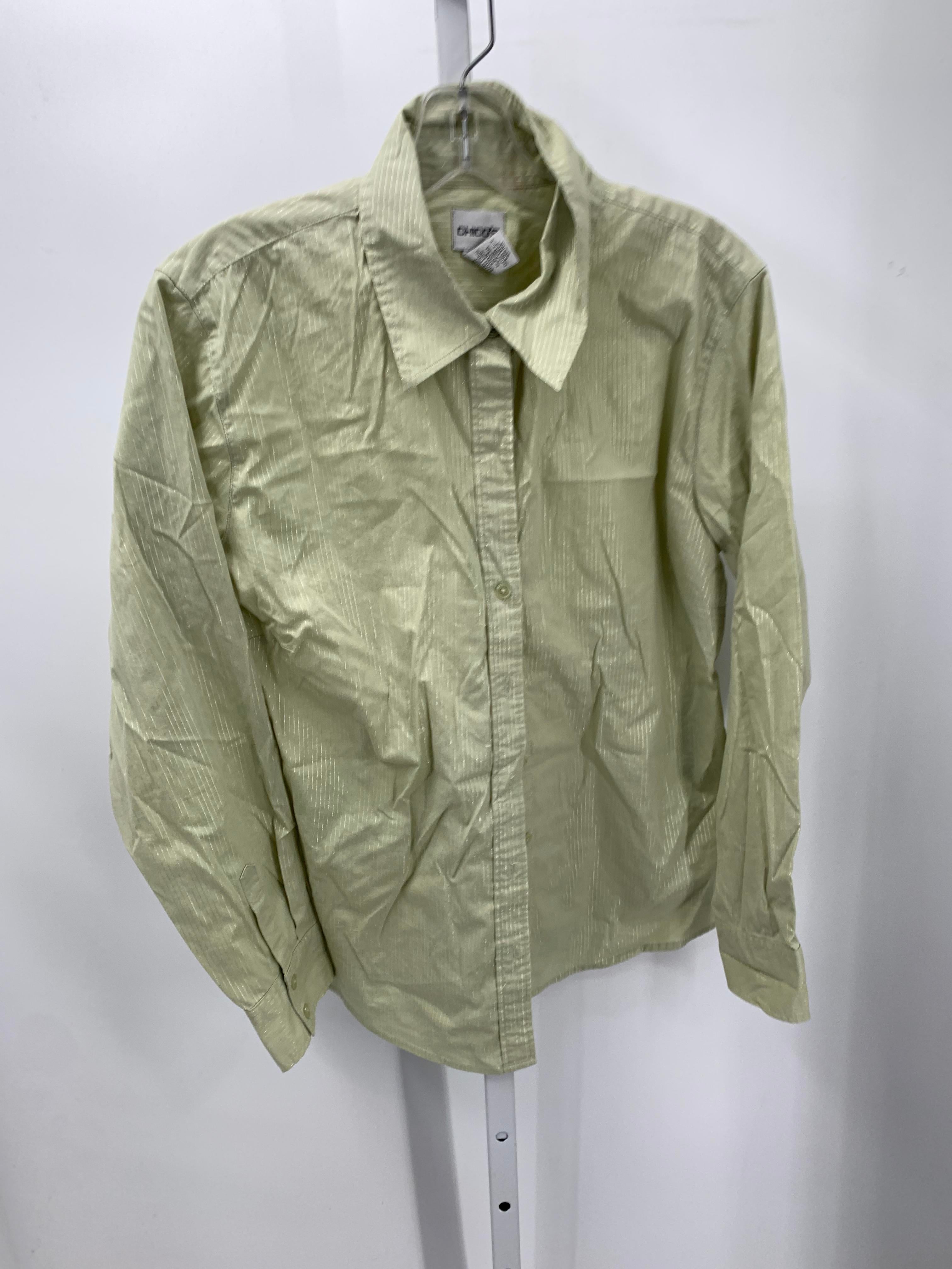 Chico's Size Medium Misses Long Sleeve Shirt