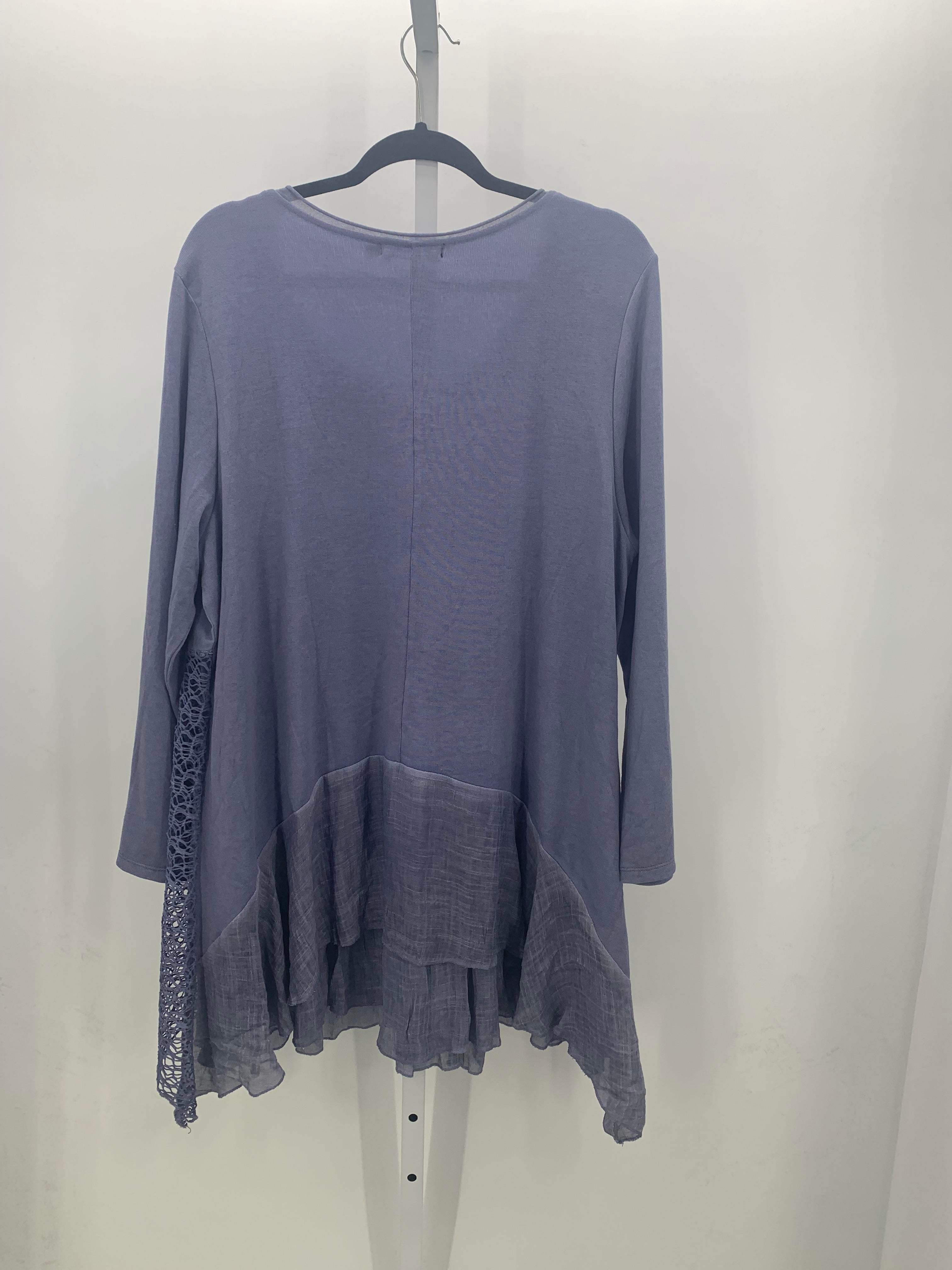Size 2X Womens Long Sleeve Shirt