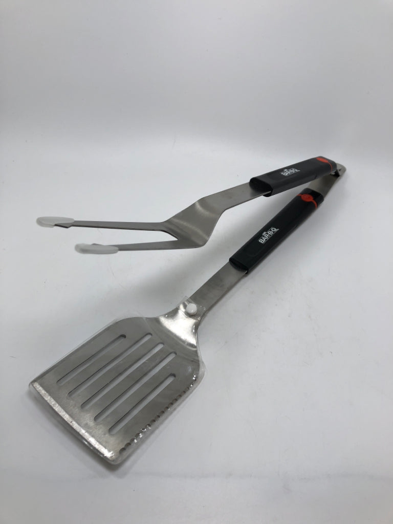 MR BBQ SPATULA AND TONG GRILL SET.