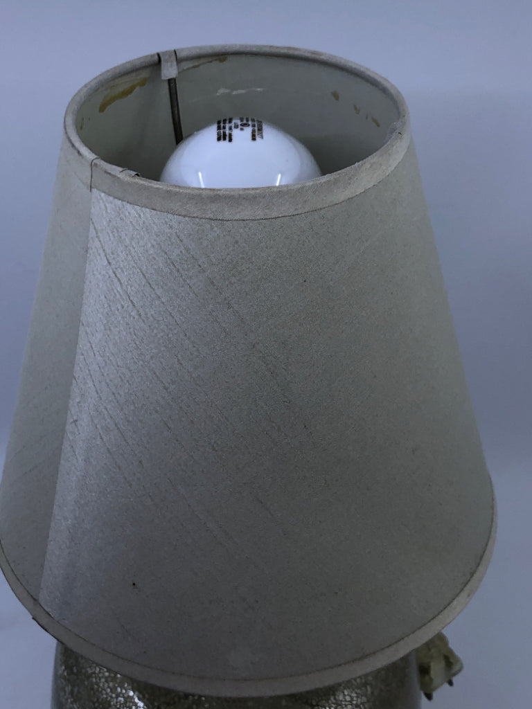 GOLDEN MERCURY GLASS DESK LAMP.