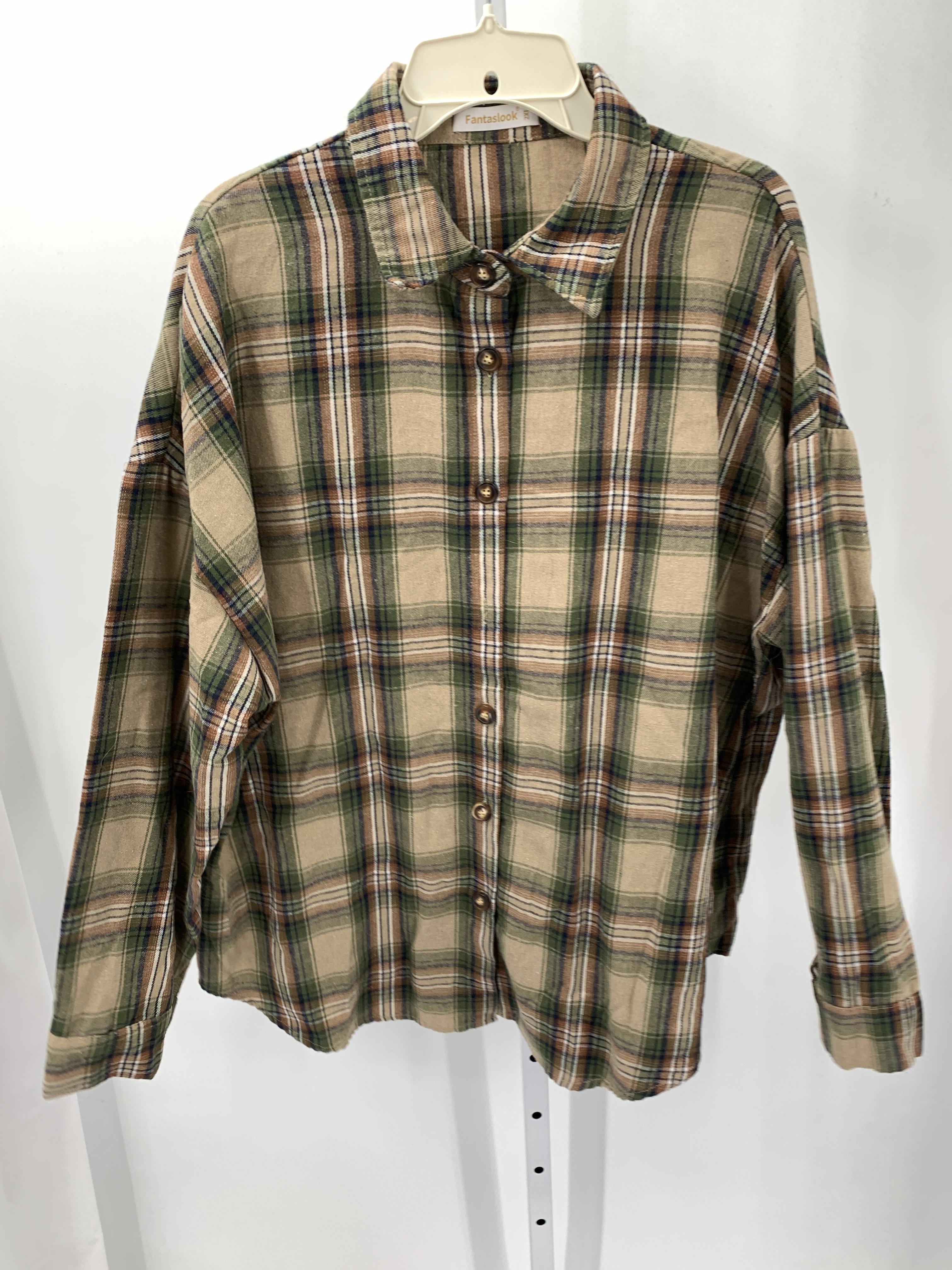 Size 2X Womens Long Sleeve Shirt